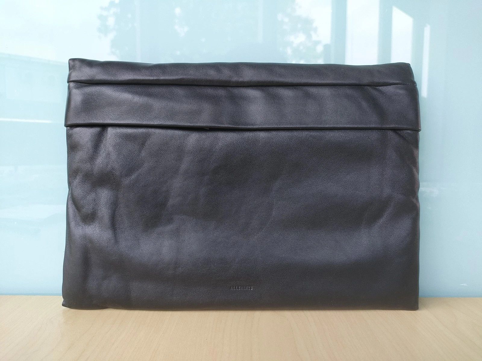 Allsaints ALLSAINTS Women's Leather AMALIA Clutch FTP - 8029 Size ONE SIZE - 1 Thumbnail