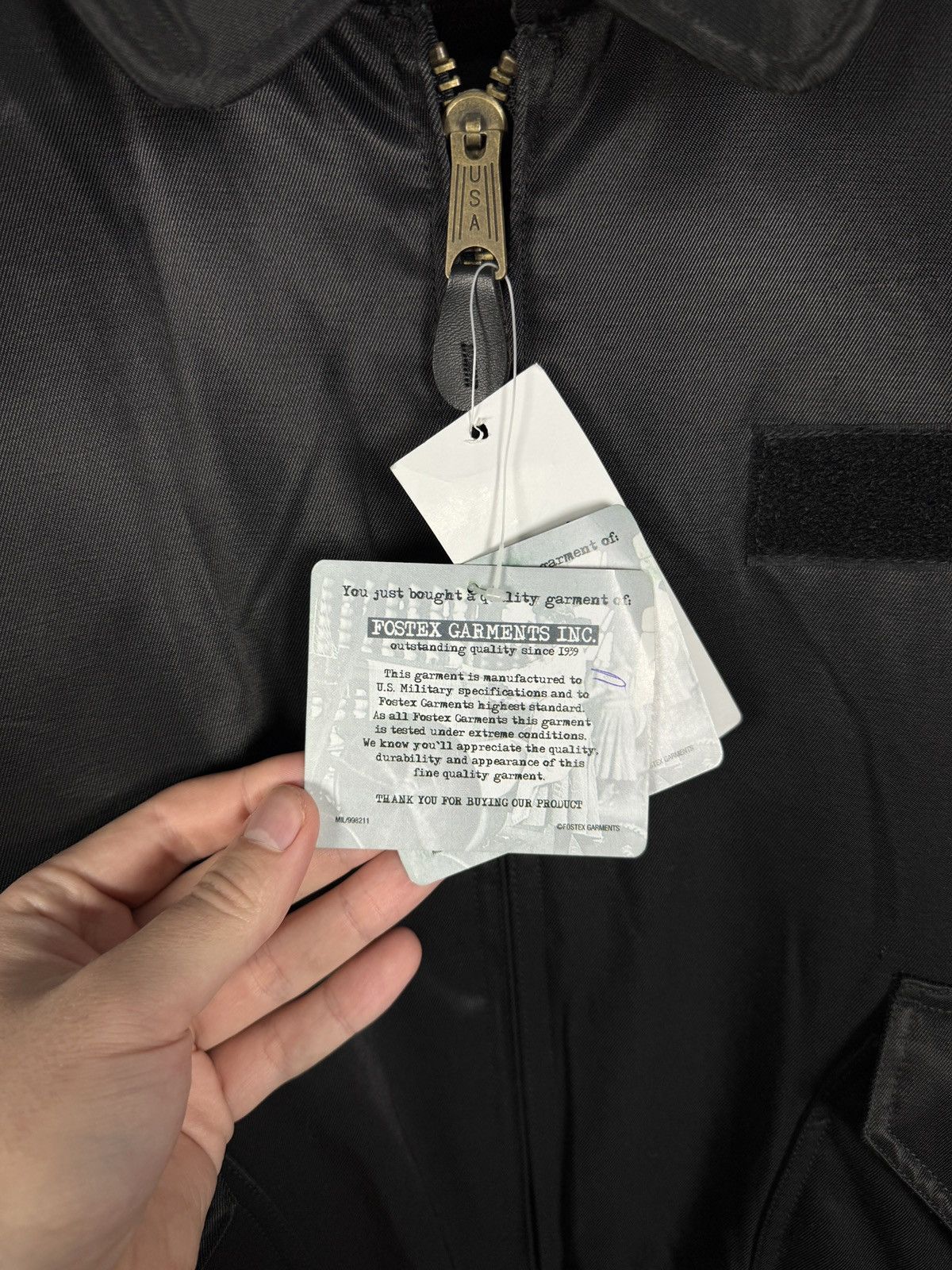 Fostex Garments Men’s Fostex Garment Bomber Jacket Flyer's MA-1 Size 5XL Size US XXL / EU 58 / 5 - 8 Thumbnail