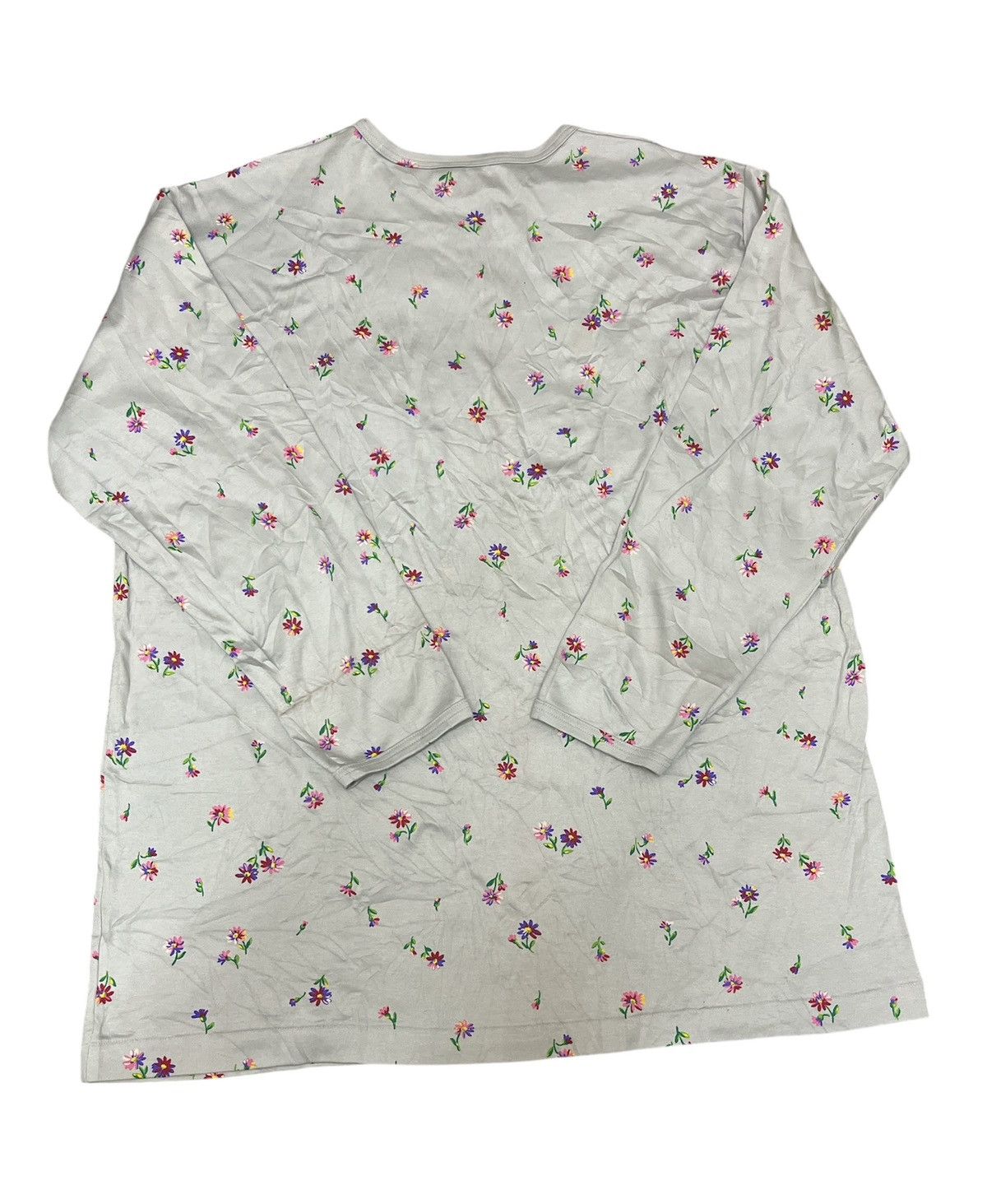 Japanese Brand Elle Paris Long sleeve blouse Size L / US 10 / IT 46 - 3 Thumbnail
