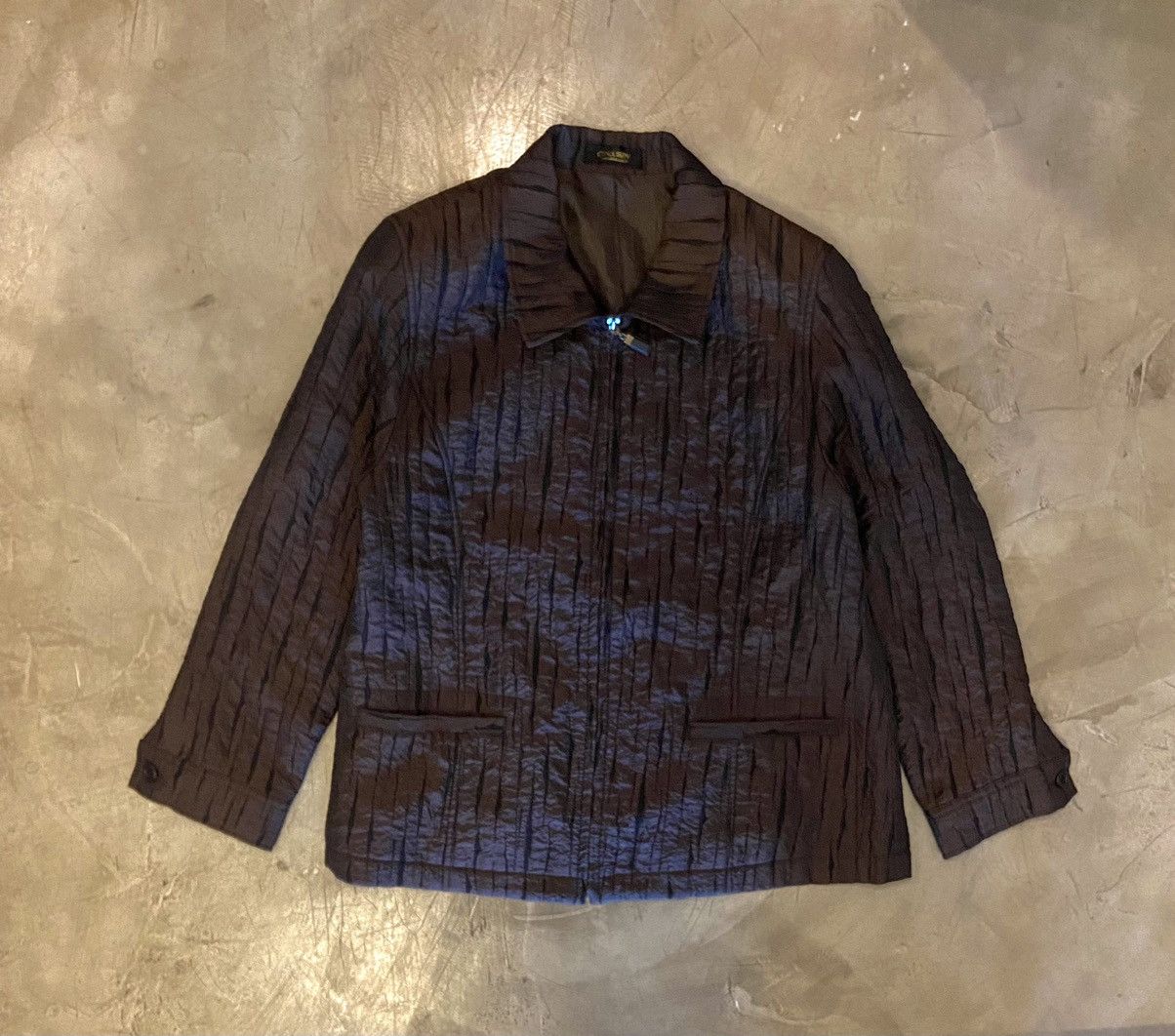 Vintage Japanese pleated jacket