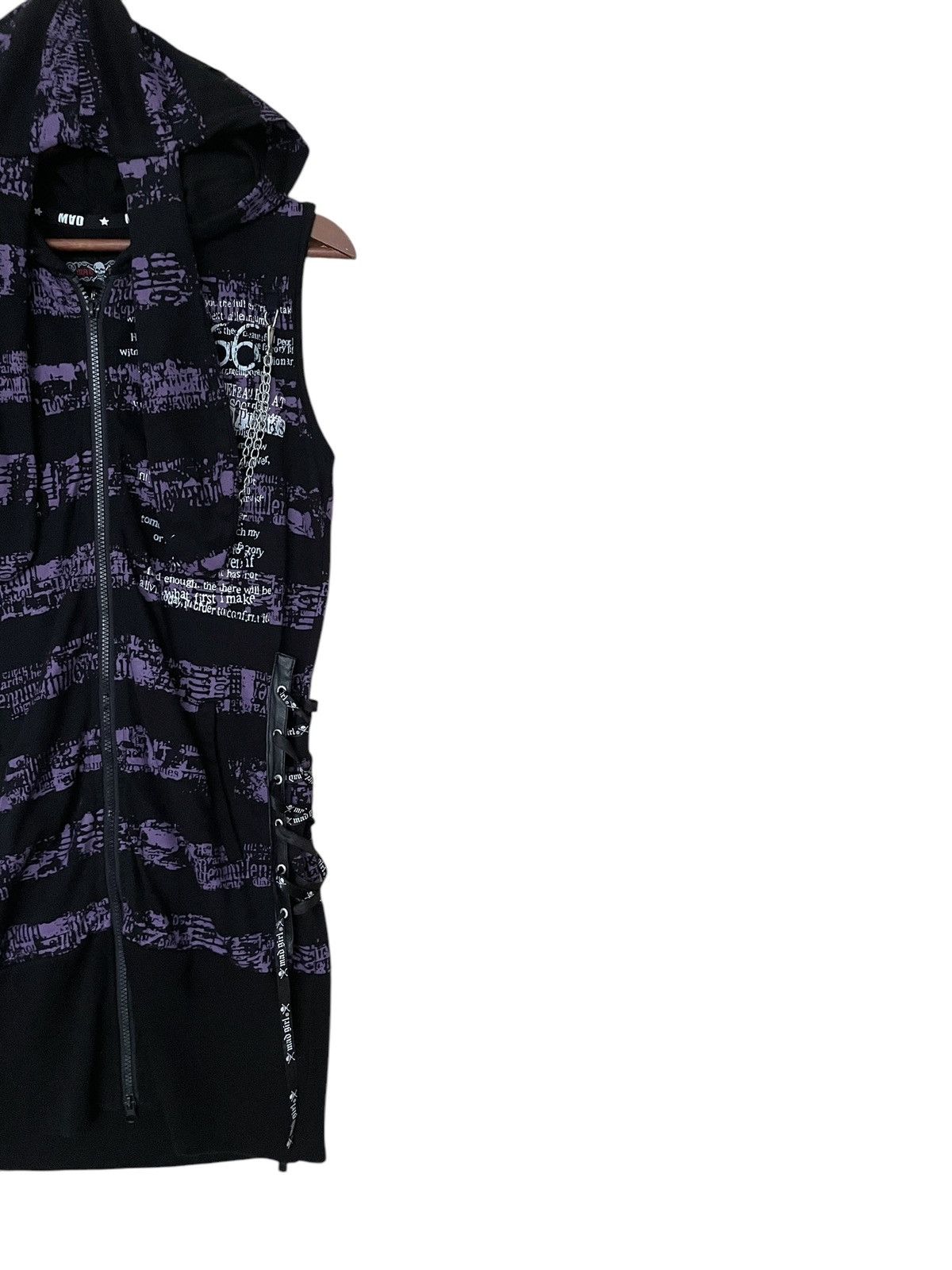 Japanese Brand Vintage Brand Mad Punks Sleeveless Cat Ear Hoodie 2000s Size US M / EU 48-50 / 2 - 6 Thumbnail