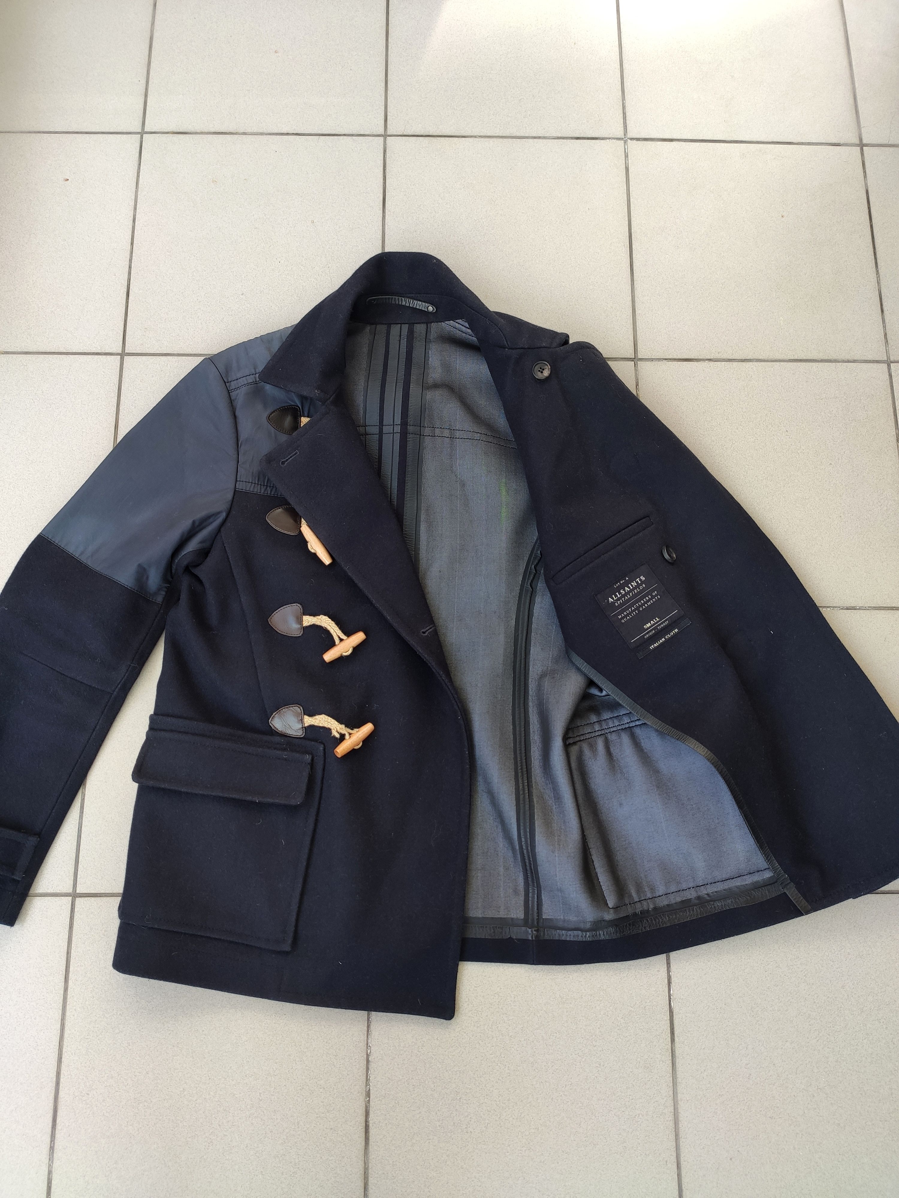 Allsaints AllSaints men wool coat duffle autumn winter Size US S / EU 44-46 / 1 - 5 Thumbnail