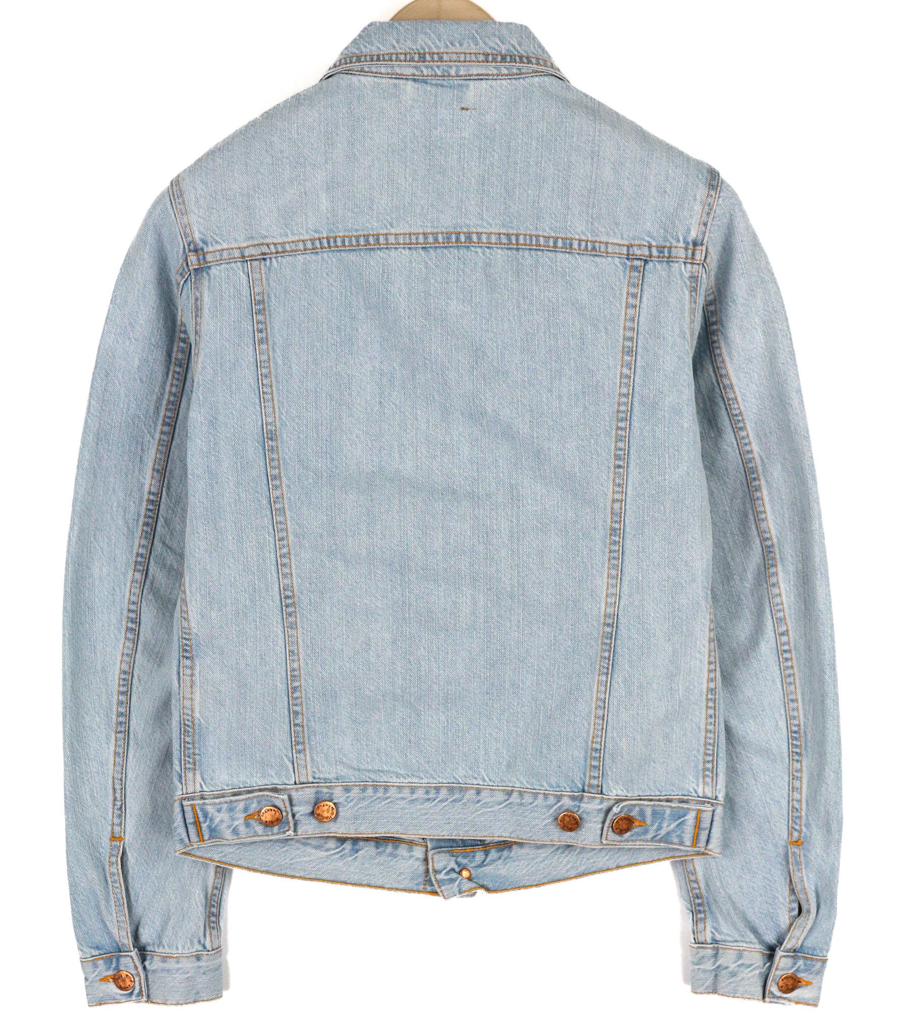 Nudie Jeans PERRY S Organic Saltwater Shades Polo Denim Jacket 82445 Size US S / EU 44-46 / 1 - 2 Thumbnail