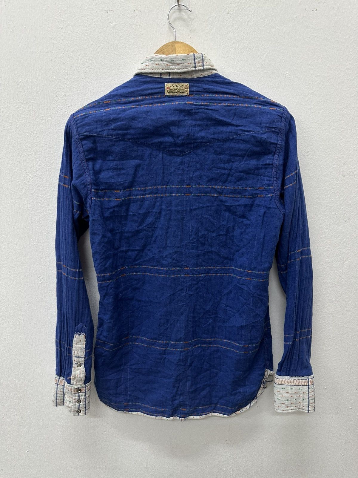 Indian Motorcycle Vintage Indian Motorcycle Western Snap Button Shirt L/S Size US M / EU 48-50 / 2 - 4 Thumbnail