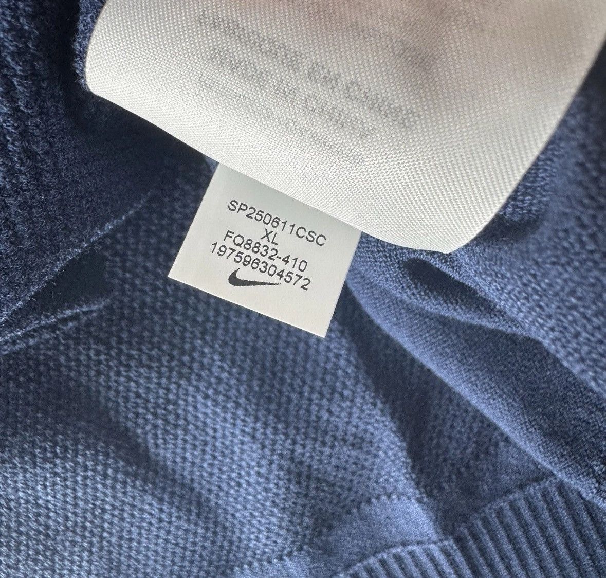 Nike Nike Tour Men's Knit Golf Sweater FQ8832-410 size XL Size US XL / EU 56 / 4 - 9 Thumbnail