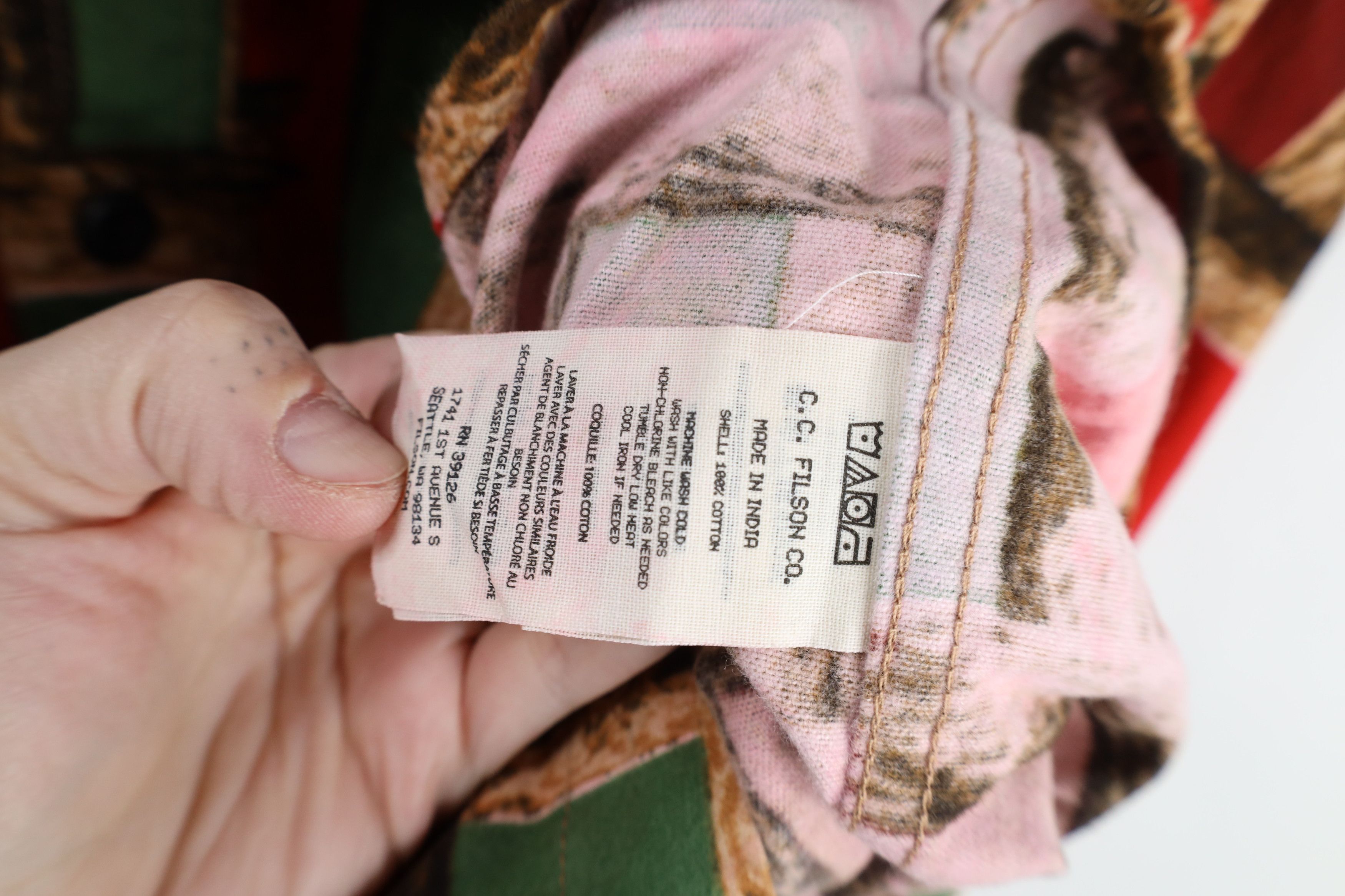 Filson × Vintage New CC Filson Wood Log Field Flannel Button Shirt Cotton Size US S / EU 44-46 / 1 - 10 Thumbnail