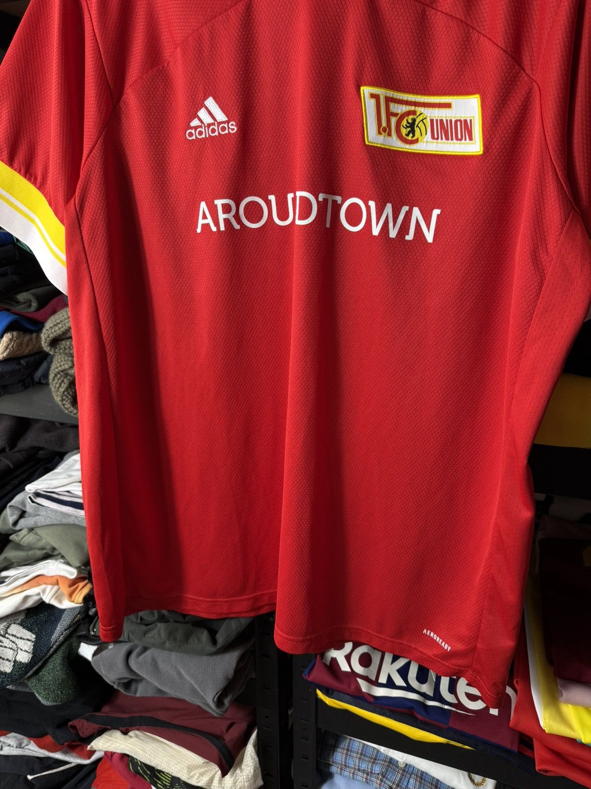 Adidas Adidas Union Berlin Jersey XXL Red Soccer Shirt Aroundtown Size US XXL / EU 58 / 5 - 3 Thumbnail