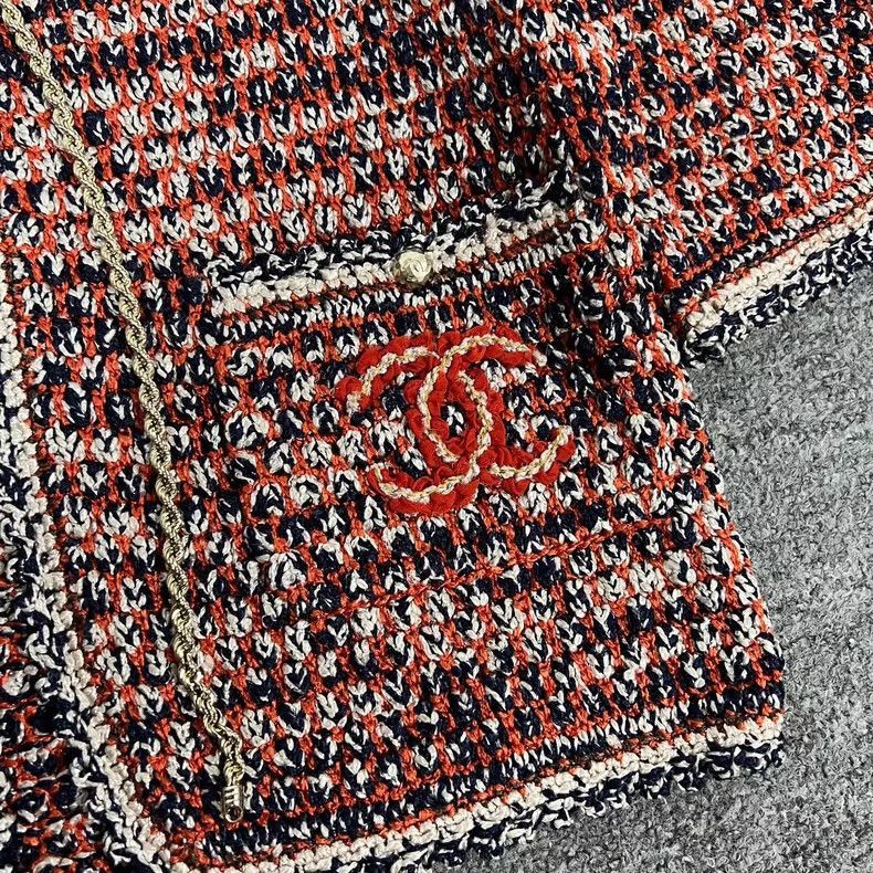 Chanel Chanel Double C Woven Knit Cardigan Size XS / US 0-2 / IT 36-38 - 5 Thumbnail