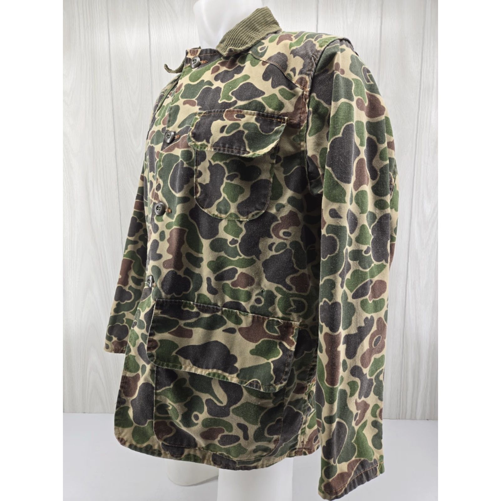 JCPenney VTG JCPenney Hunting Jacket Duck Camouflage Mens L/XL Button Up Shirt Size US L / EU 52-54 / 3 - 3 Thumbnail