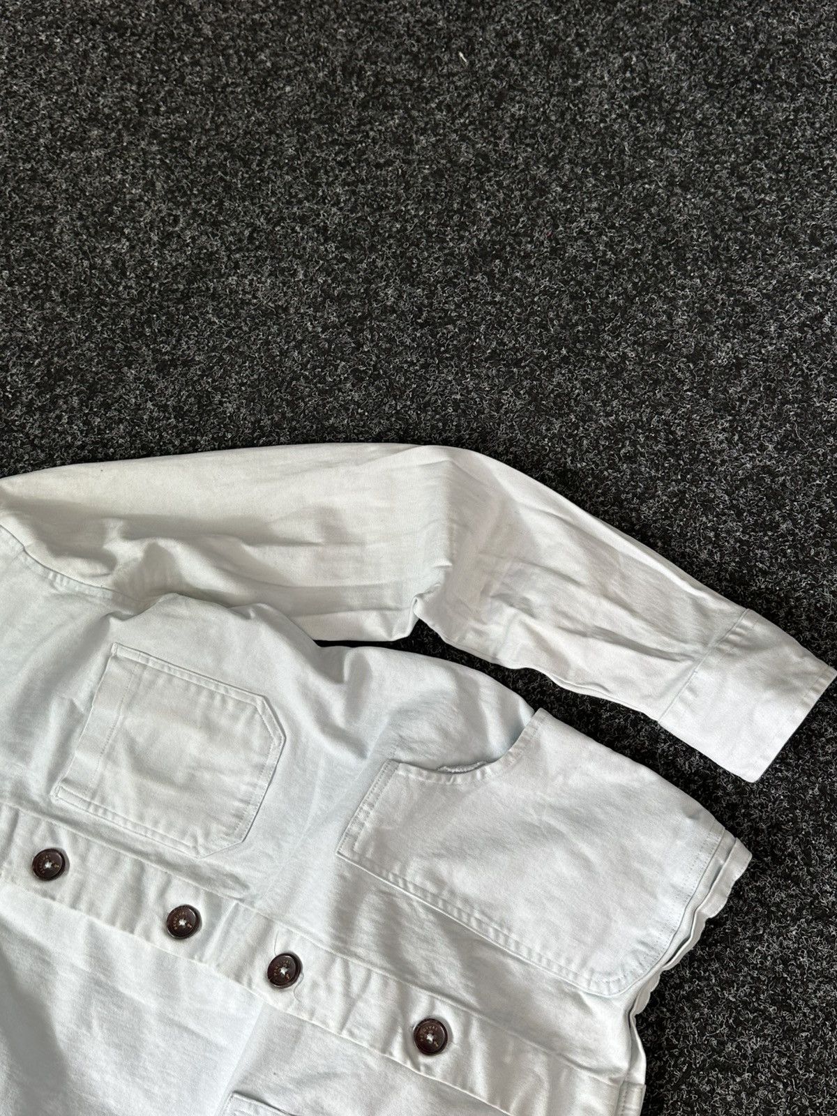 Percival 🚨Percival Wellington Over Shirt rare luxury jacket light blu Size US M / EU 48-50 / 2 - 3 Thumbnail