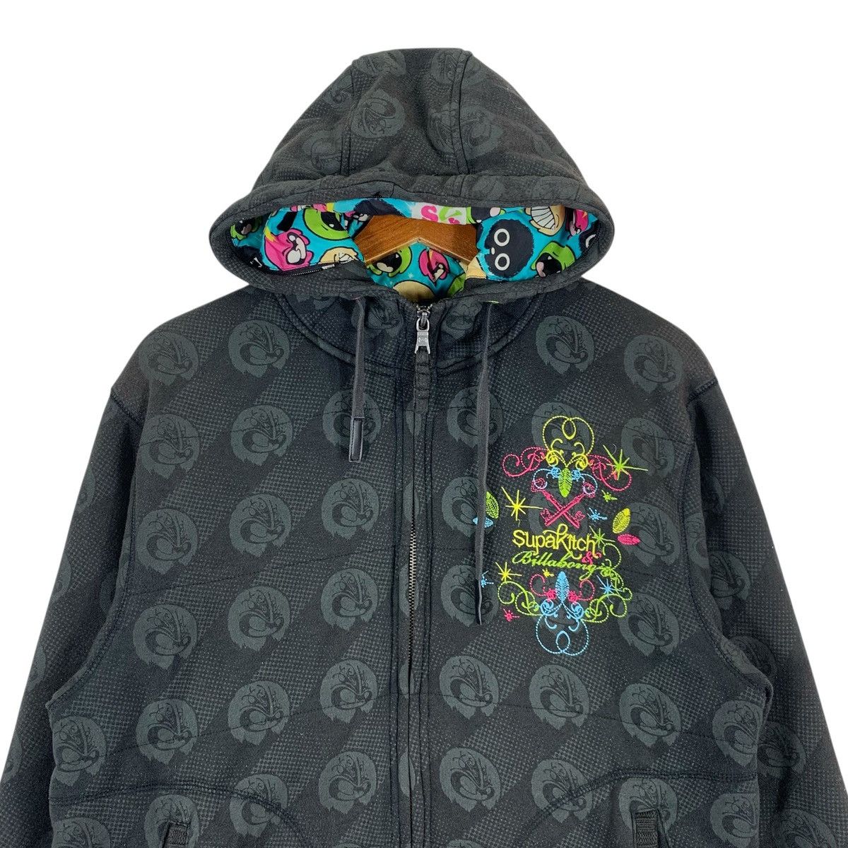 Billabong Vintage Billabong Surf Black Hoodie Size US M / EU 48-50 / 2 - 2 Thumbnail