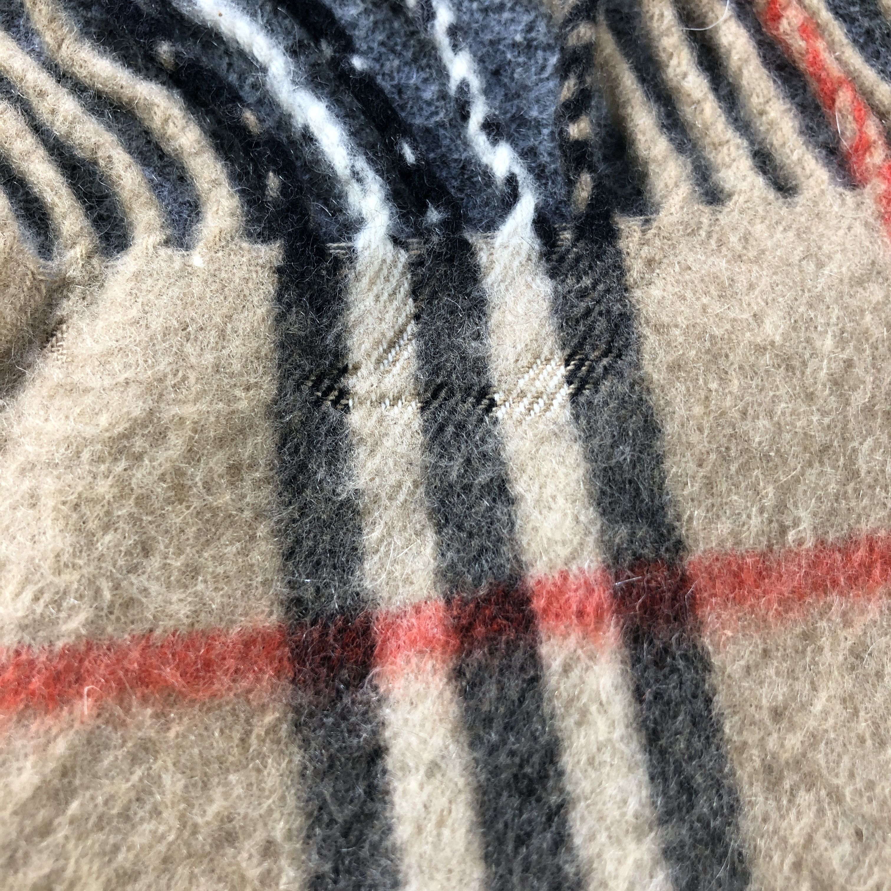 Burberry Burberry Tan Nova Check Cashmere Scarf Muffler V2853 Size ONE SIZE - 11 Thumbnail