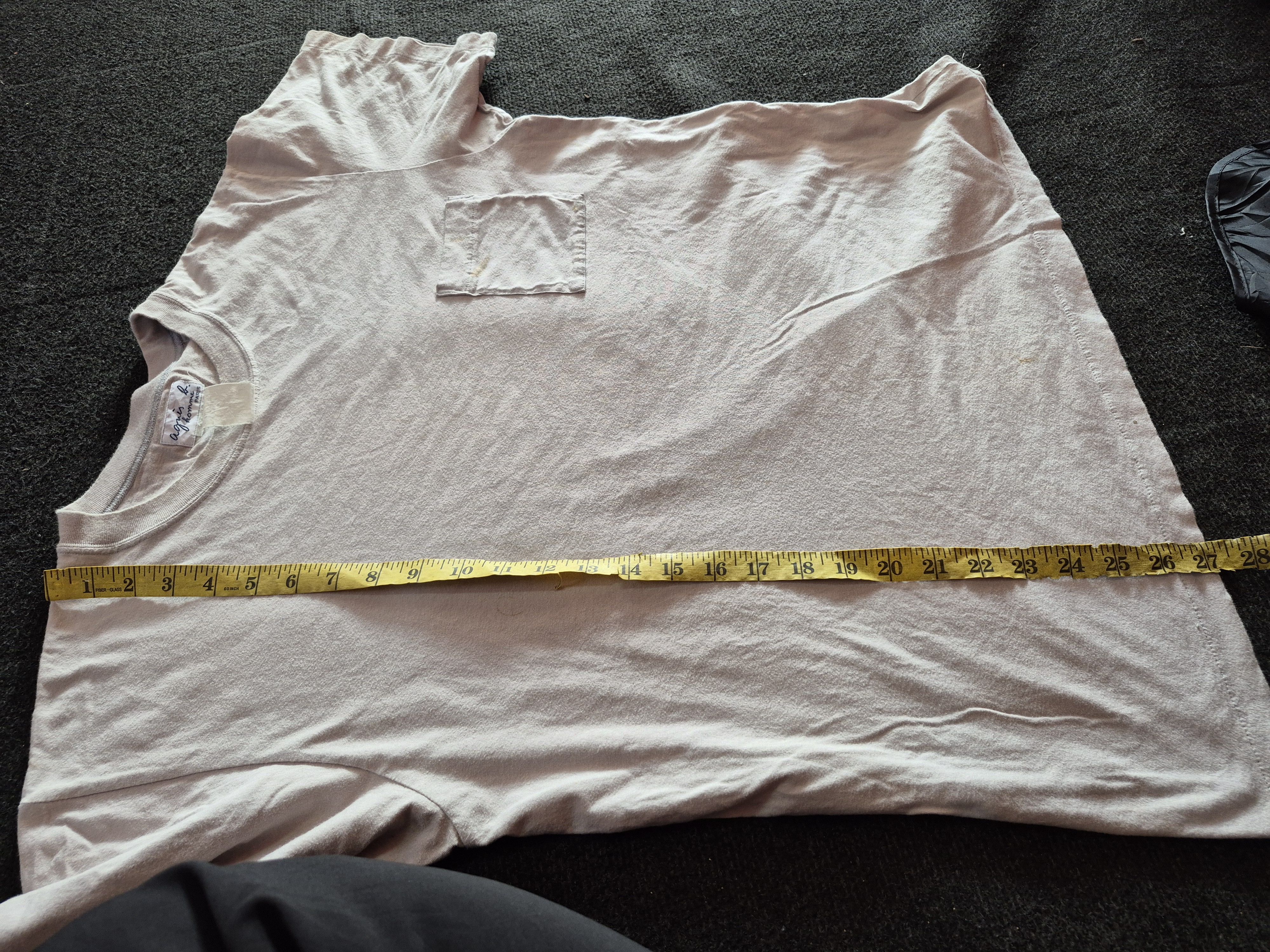 agnes b. 🔥 Agnes B Homme Paris Plain Pocket Tee Size US L / EU 52-54 / 3 - 11 Thumbnail