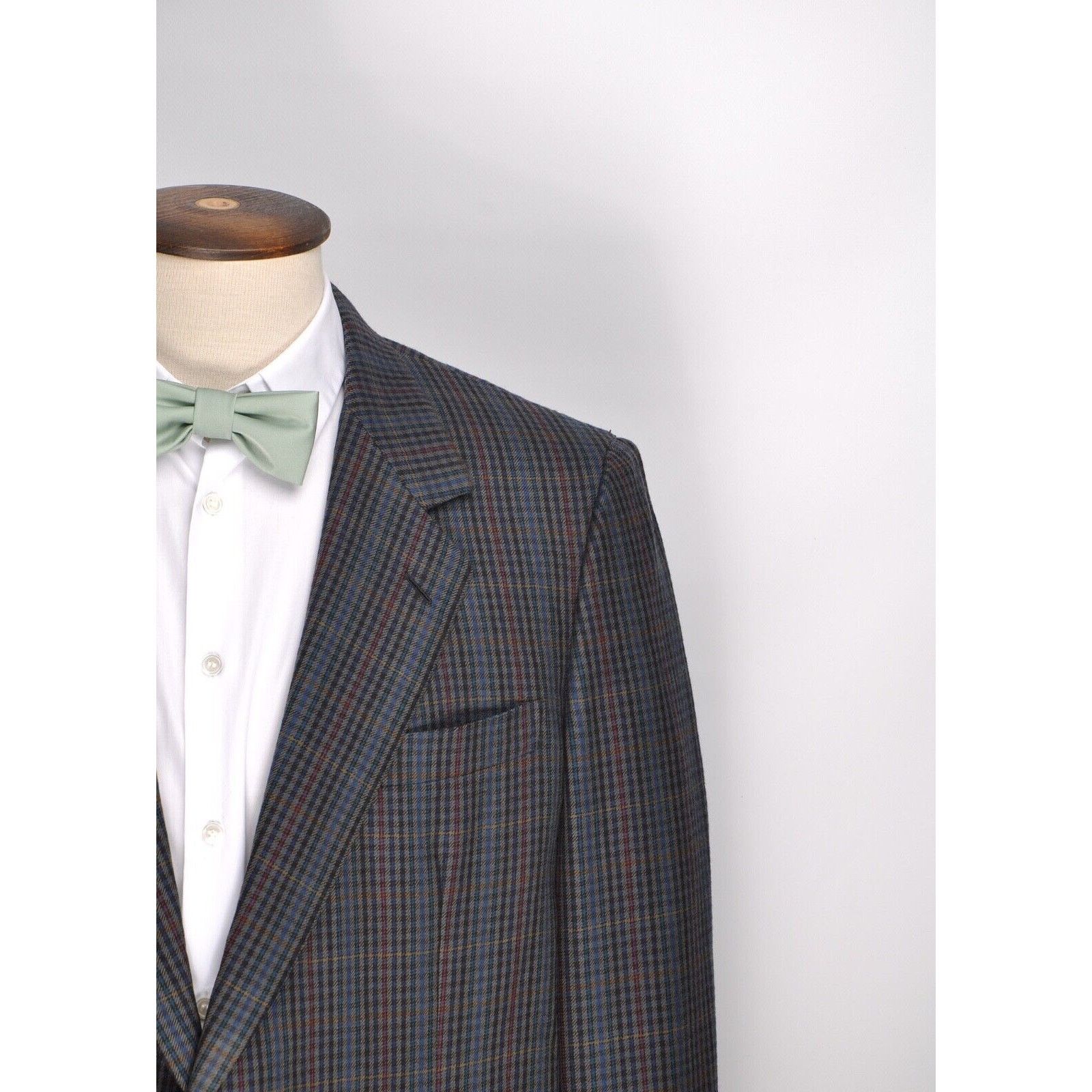 Brioni Men's BRIONI Wool PLAID Sport Blazer Jacket Size EU 56 UK 46 Size 46R - 2 Thumbnail