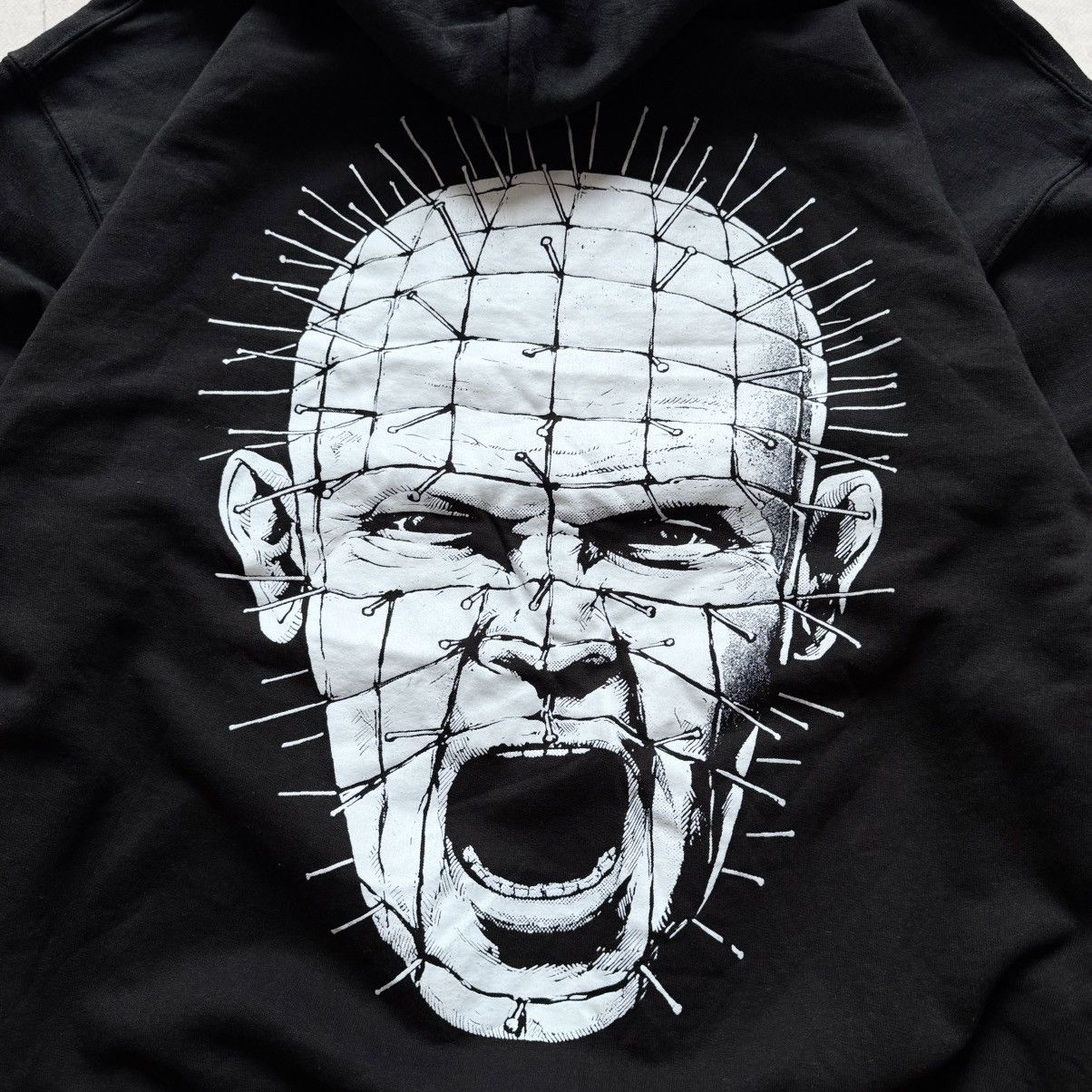 Vintage Hellbound Hellraiser Big Logo Movie Hoodie Y2K Size US L / EU 52-54 / 3 - 2 Thumbnail