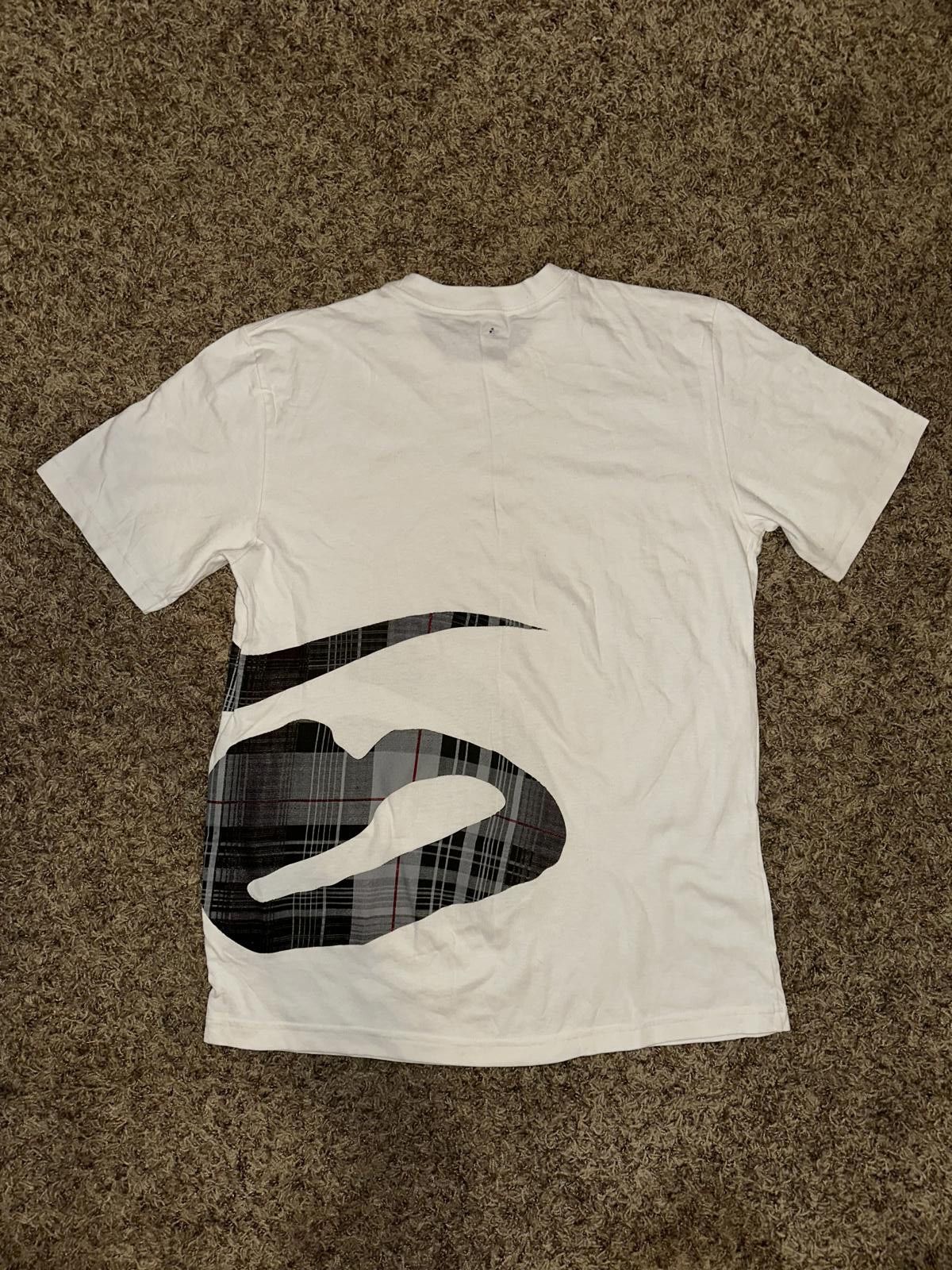 Nike Vintage Nike 6.0 White Plaid /Wrap Around Amplify Logo T-Shirt Size US M / EU 48-50 / 2 - 3 Thumbnail