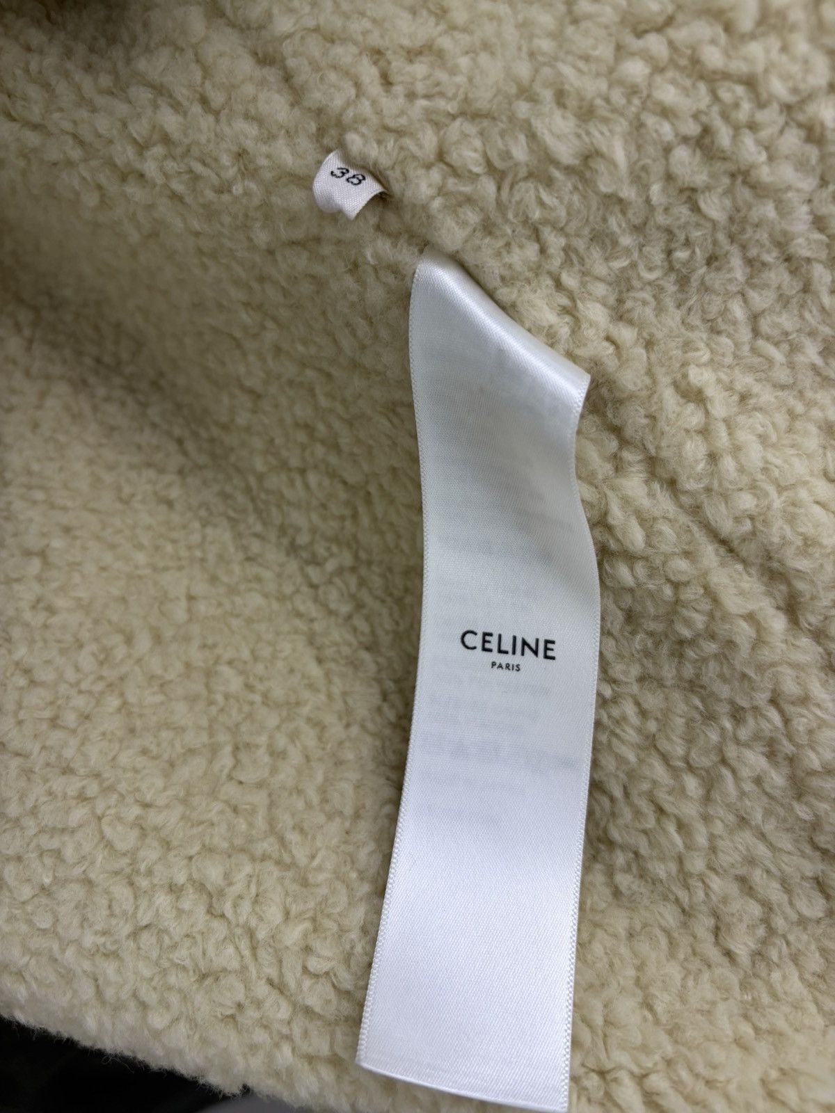 Celine Celine Khaki Military Shearling Jacket Size: L Size US L / EU 52-54 / 3 - 5 Thumbnail