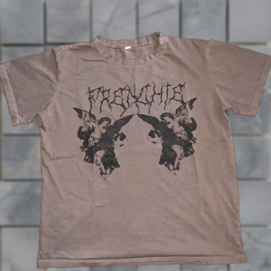 Vintage Unbranded Band T-Shirt Men XL Brown Frenchie Suffocation Metal Grunge 22x26 Size US XL / EU 56 / 4 - 1 Thumbnail