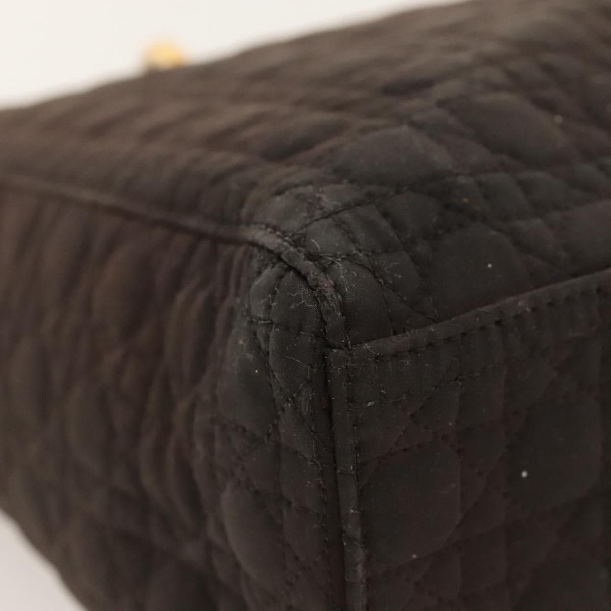 Dior DIOR Canage Hand Bag Nylon Brown Gold Size ONE SIZE - 9 Thumbnail