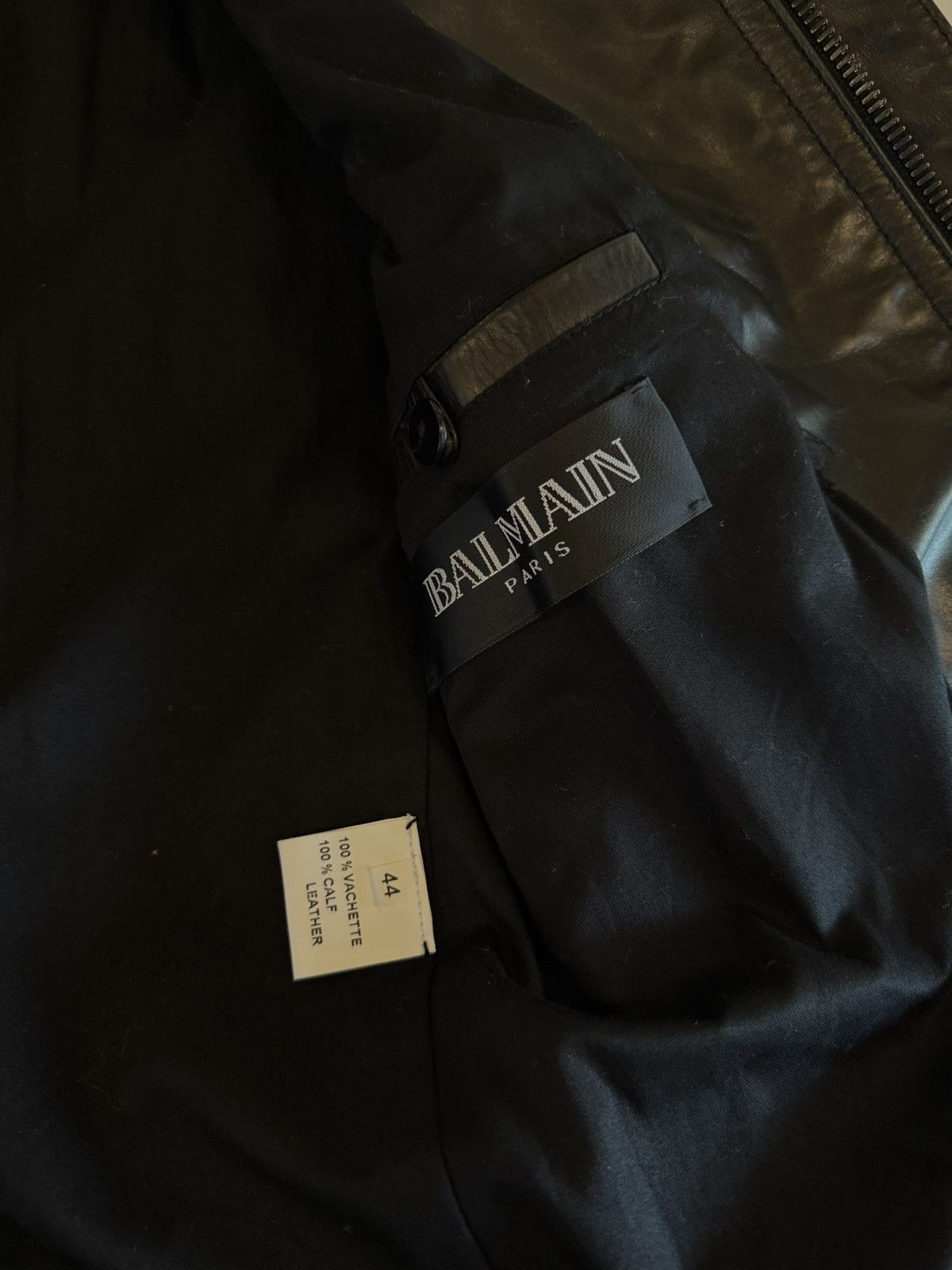 Balmain BALMAIN SS2011 LEATHER MOTARDO JACKET Size US S / EU 44-46 / 1 - 6 Thumbnail