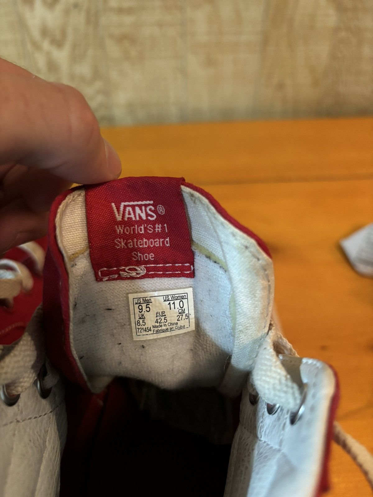 Vans 🔥 Vans Skate Hi Red Size US 9.5 / EU 42-43 - 4 Thumbnail