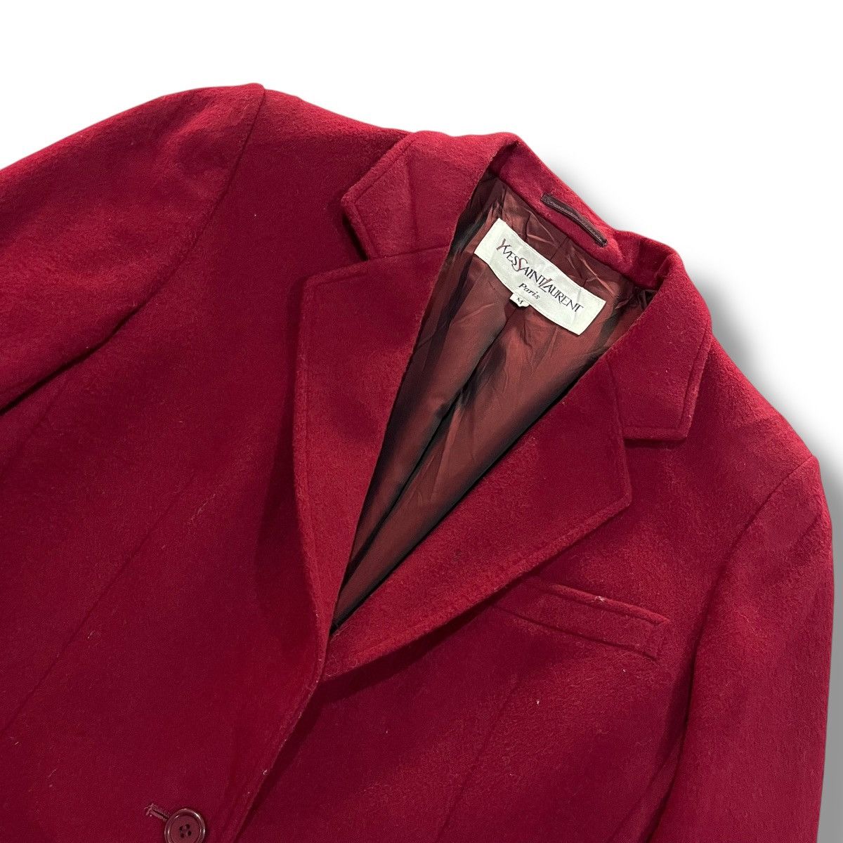 Yves Saint Laurent YVES SAINT LAURENT WOOL BLAZER/COAT Size M / US 6-8 / IT 42-44 - 5 Thumbnail