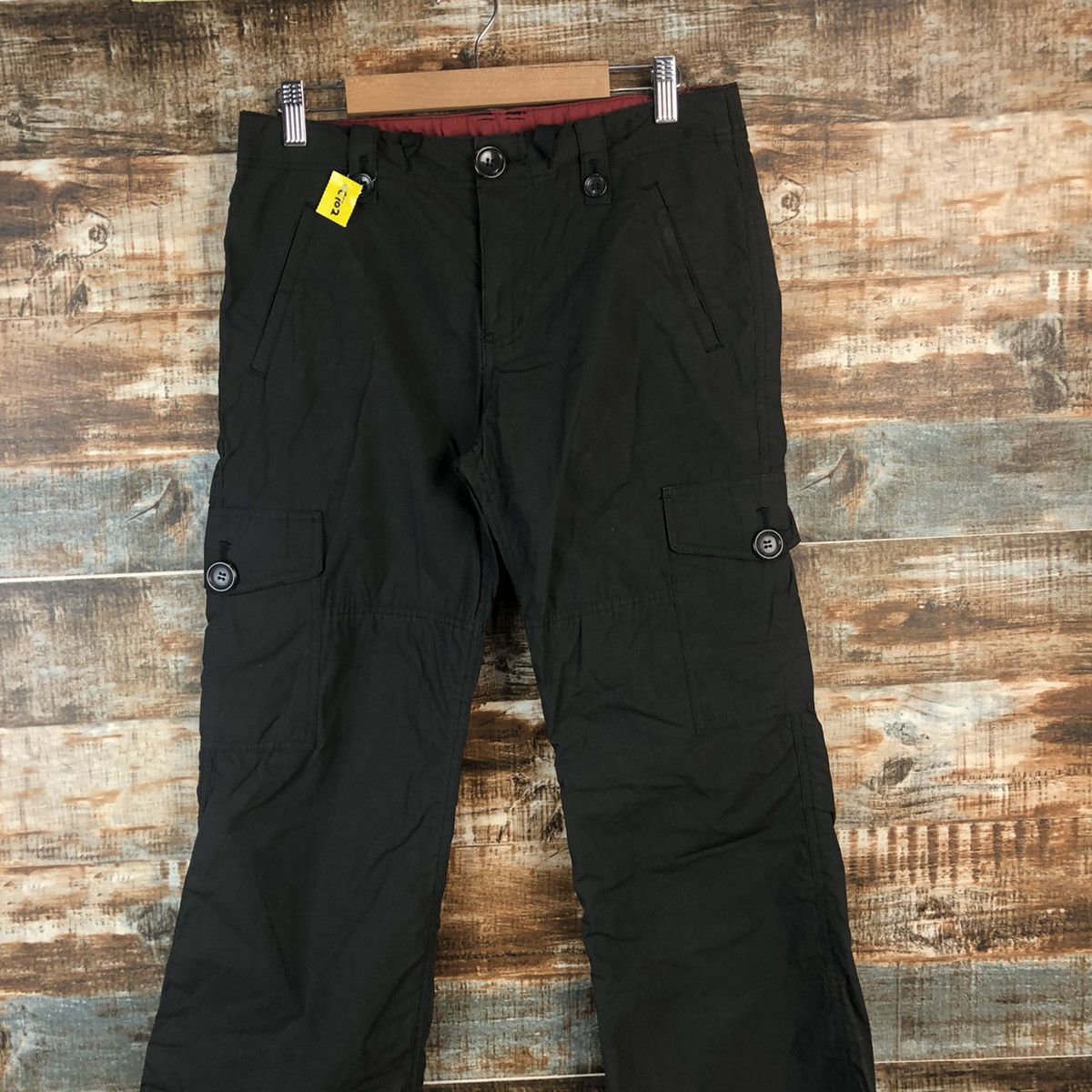 Japanese Brand DL Japanese Brand Black Cargo Multipocket Pants #C702 Size US 28 / EU 44 - 2 Thumbnail