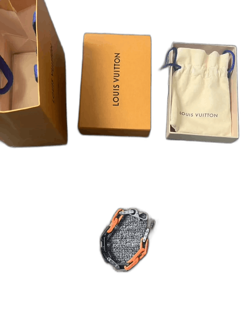 Louis Vuitton Louis Vuitton Three Color Bracelet Black Orange Silver Size ONE SIZE - 1 Thumbnail