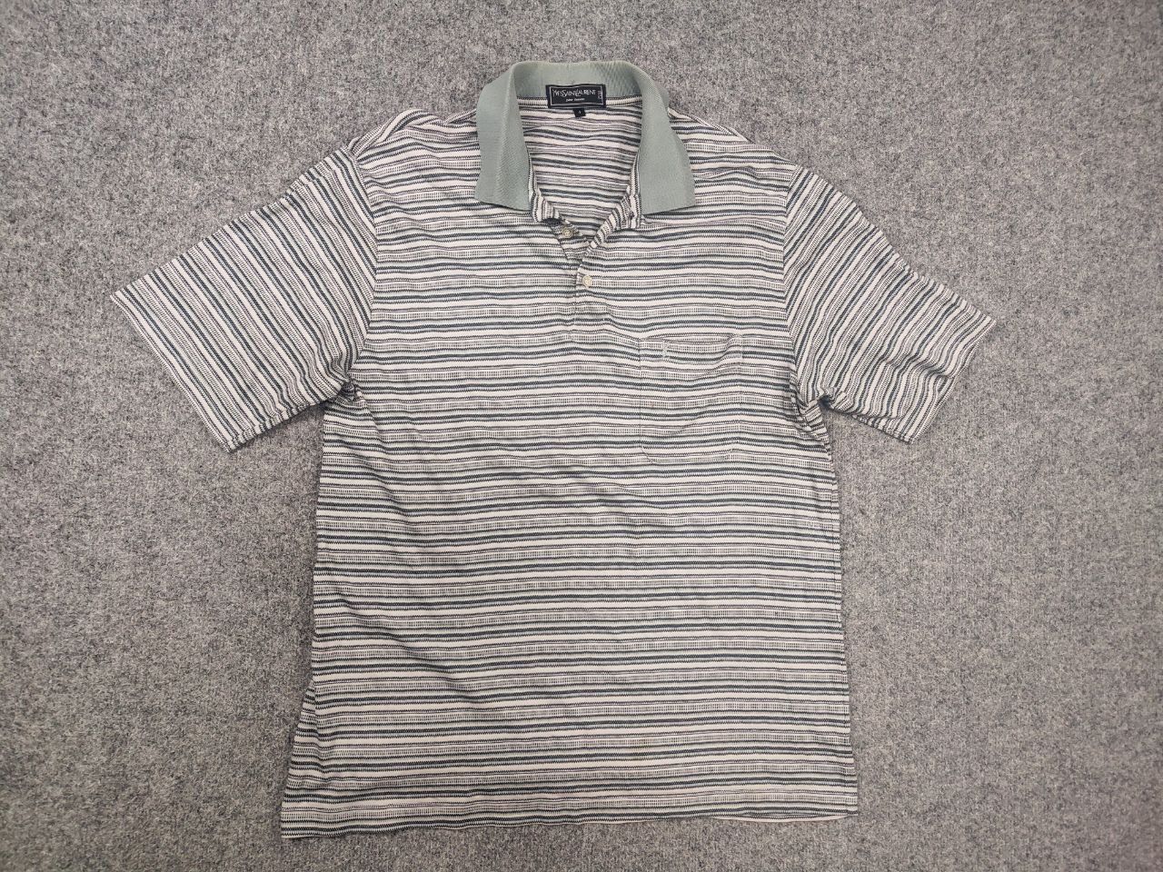 Yves Saint Laurent Vintage 80 -90's Yves Saint Laurent Pour Homme Polo Shirt Size US L / EU 52-54 / 3 - 5 Thumbnail