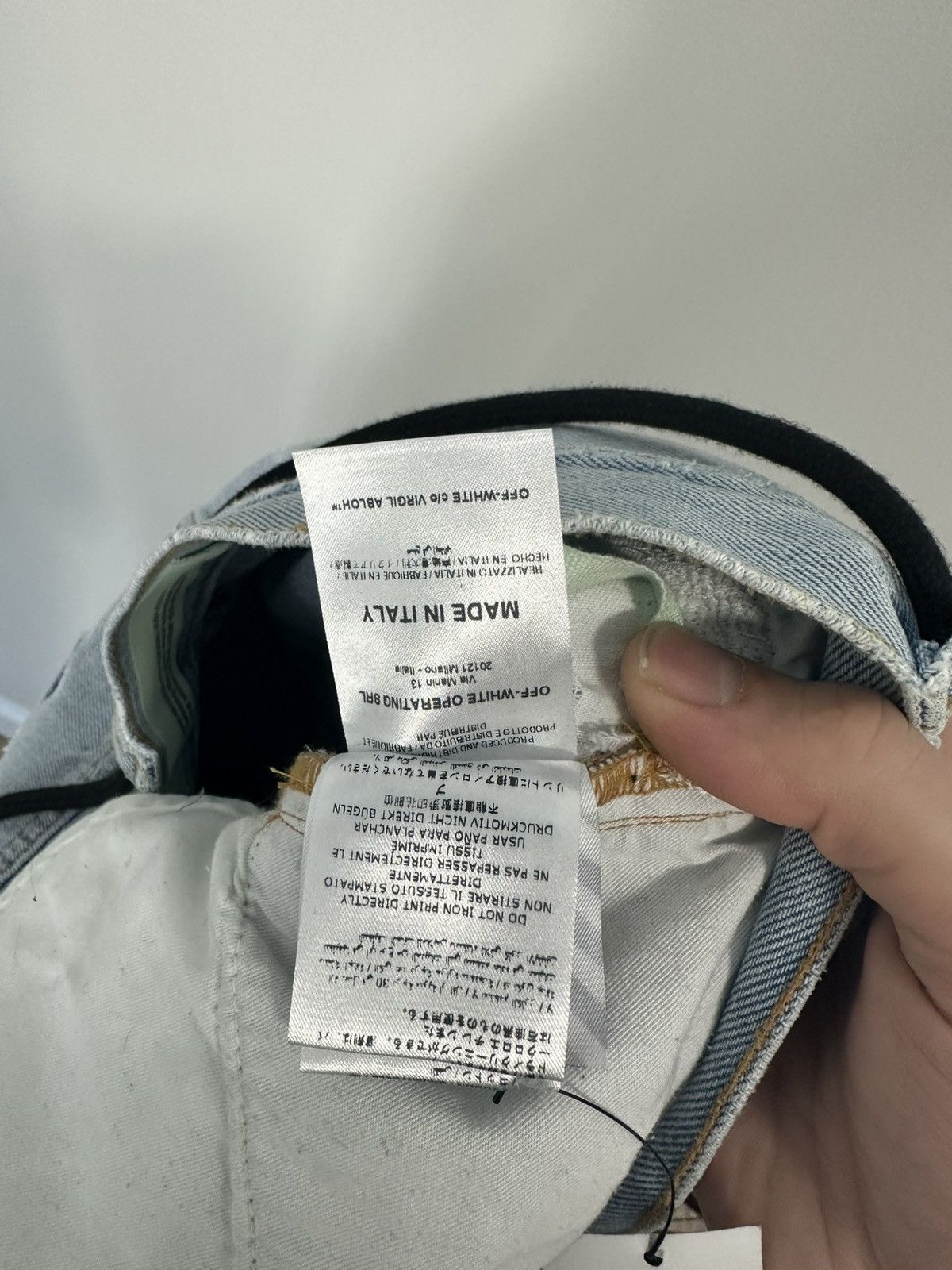Off-White OFF-WHITE “Temperature” Denim Jeans Size US 31 - 18 Thumbnail