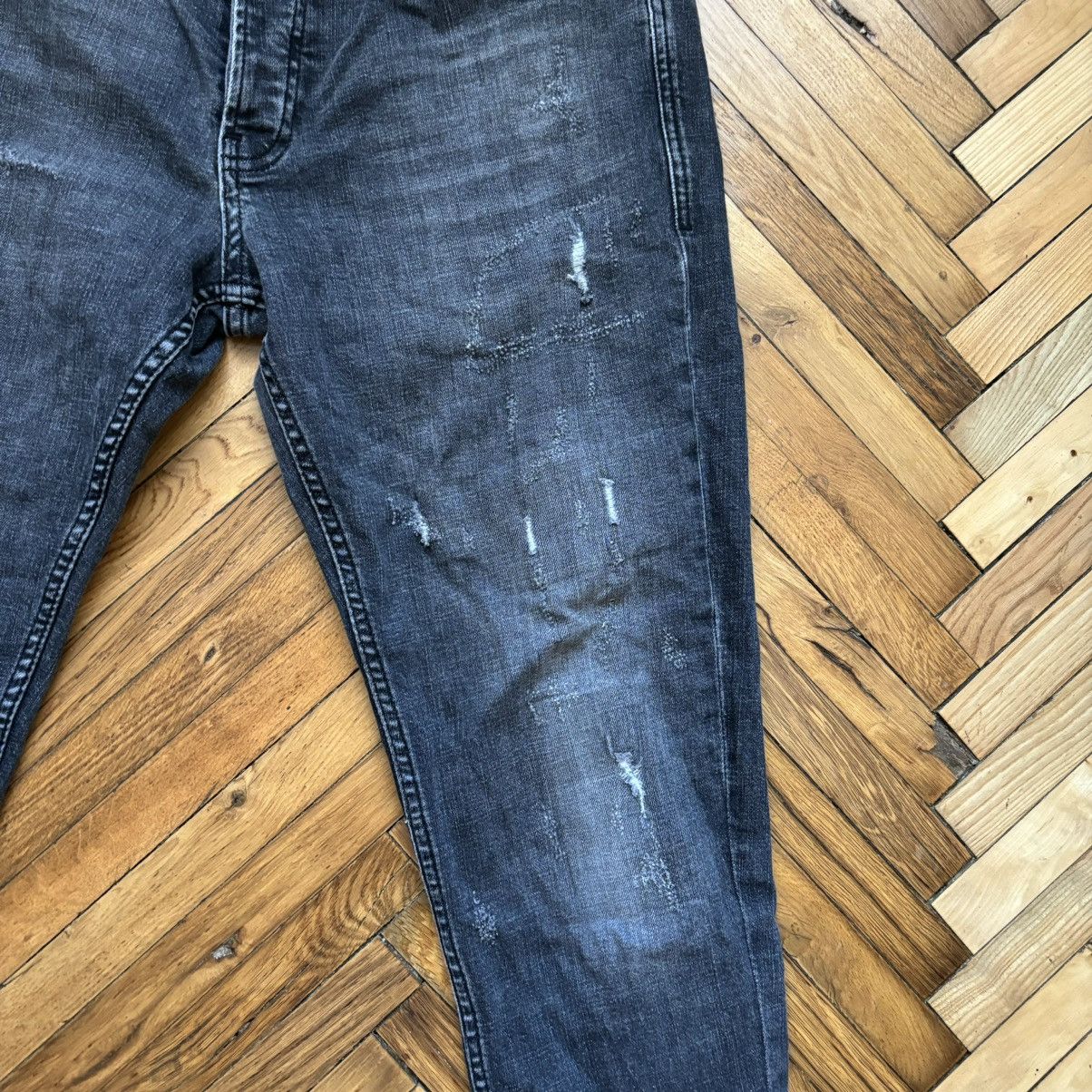 Diesel × Diesel Black Gold Distressed Diesel Denim Jeans Made in Italy Size US 34 / EU 50 - 5 Thumbnail