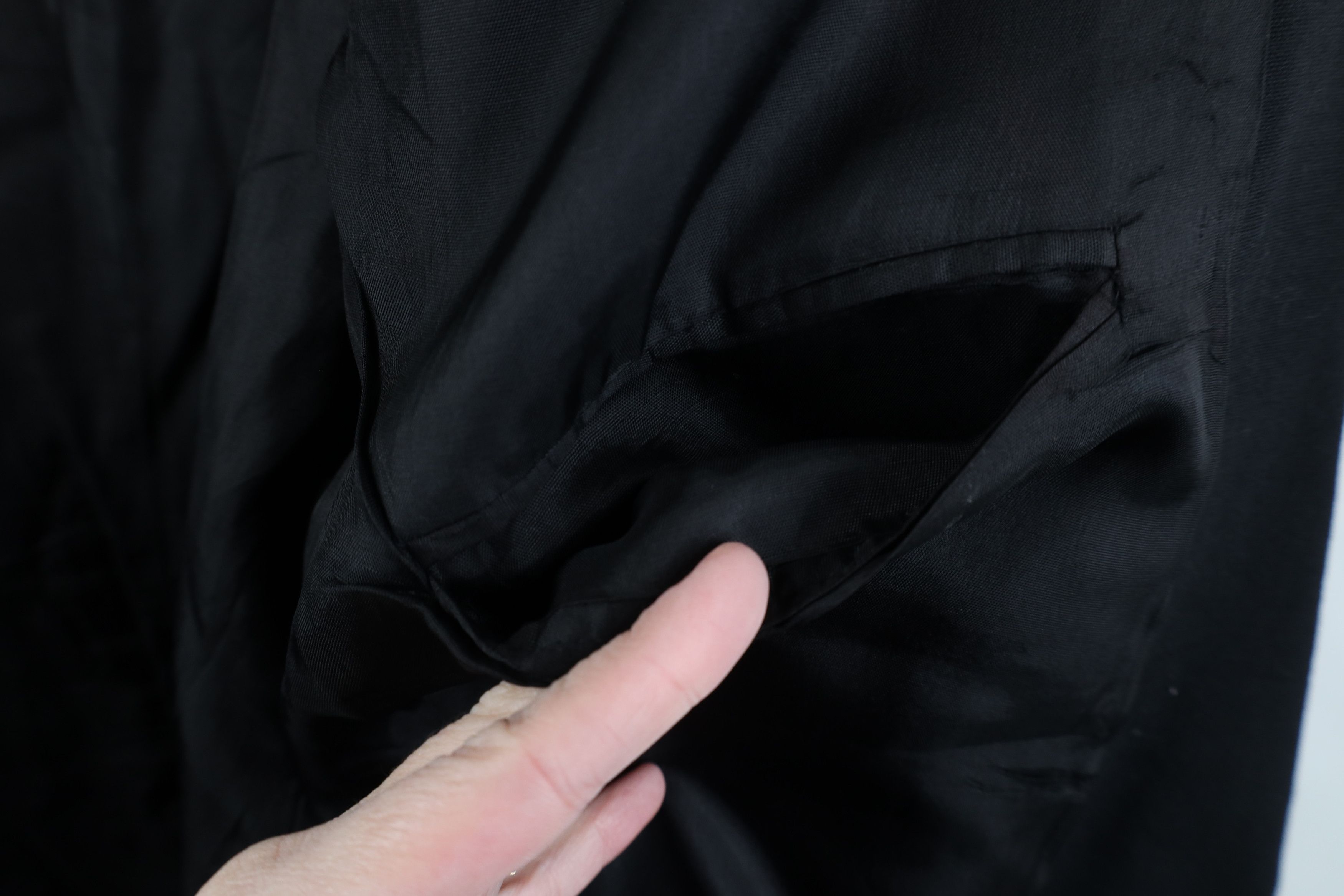 Vintage Vintage 70s Streetwear Suit Coat Blazer Jacket Black USA Size US XXL / EU 58 / 5 - 12 Thumbnail