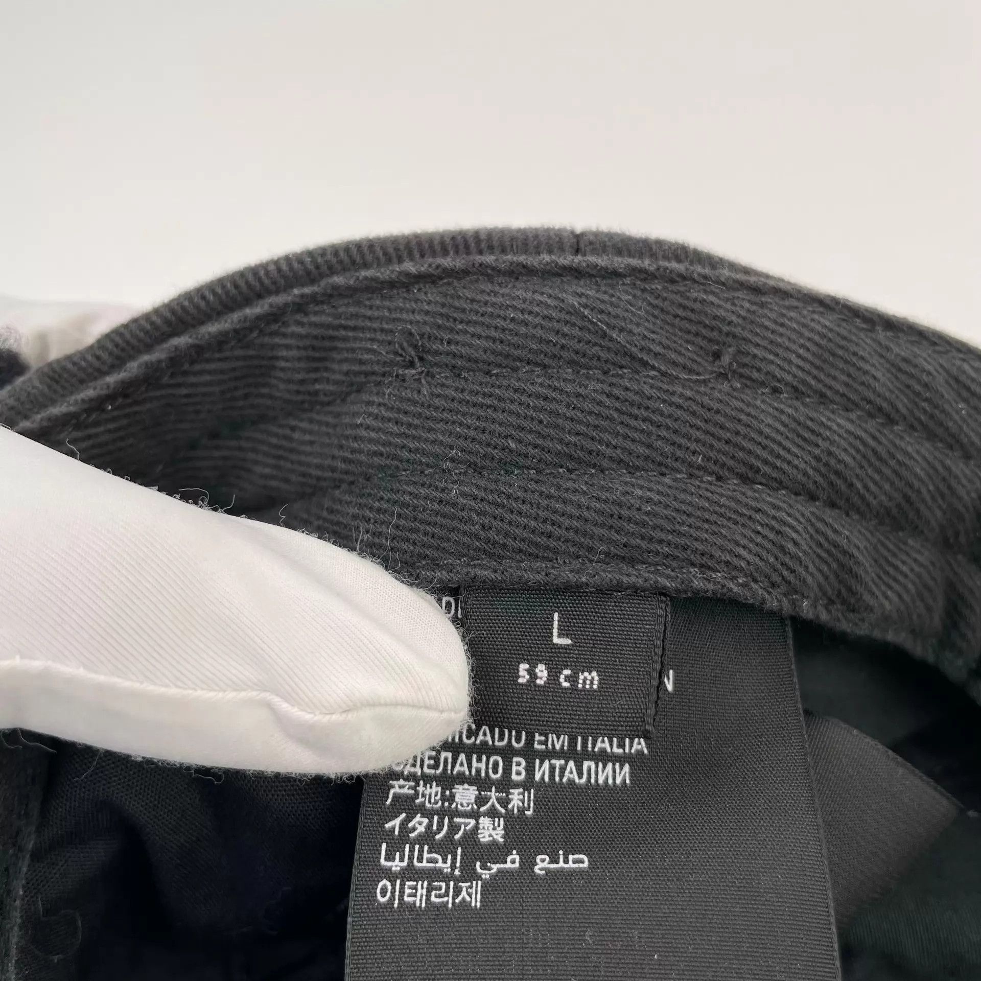 Balenciaga Balenciaga Black L Baseball Cap Size ONE SIZE - 7 Thumbnail