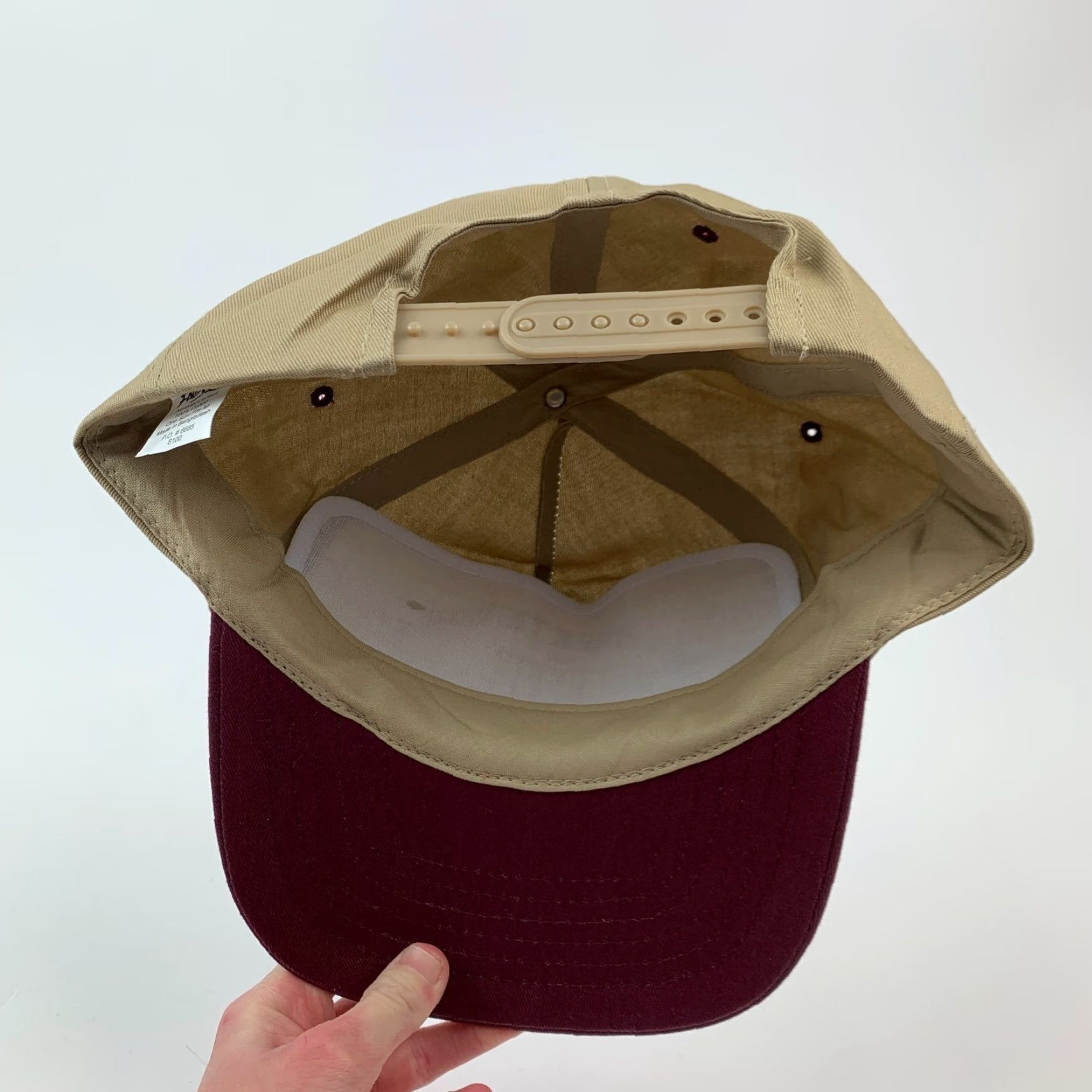 Vintage VINTAGE Four Season's Shawnee Terminal Elevator Brown Maroon Cotton Snapback Trucker Hat Cap Size ONE SIZE - 5 Thumbnail
