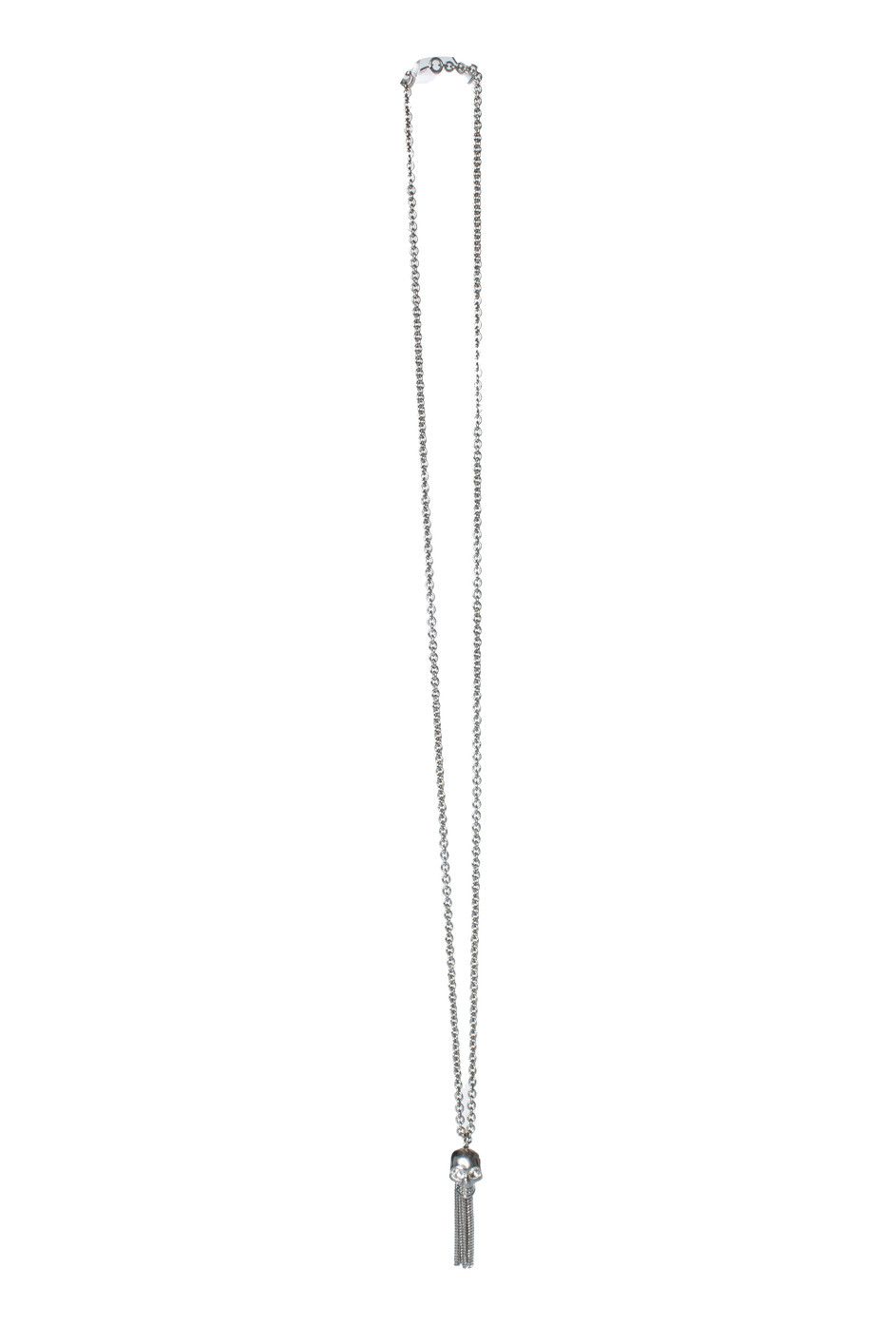 Alexander McQueen Alexander McQueen, skull tassel necklace in silvery Size ONE SIZE - 1 Thumbnail