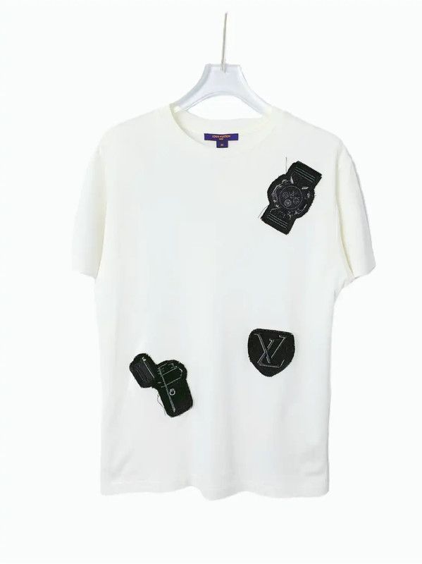 Louis Vuitton Louis Vuitton Cotton White T-Shirt for Women 0089 Size M / US 6-8 / IT 42-44 - 1 Thumbnail