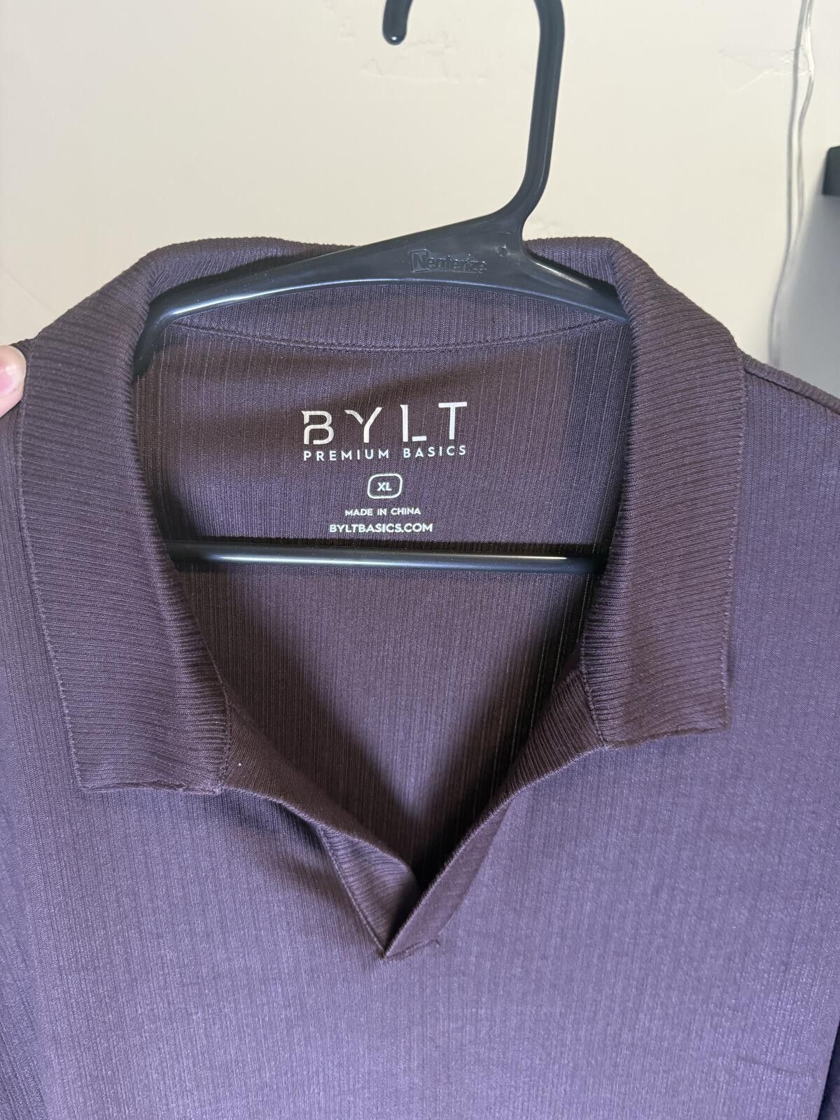 Lightning Bolt NWT BYLT Ribbed Polo Shirt Mens XL Brown Short Sleeve Size US XL / EU 56 / 4 - 5 Thumbnail