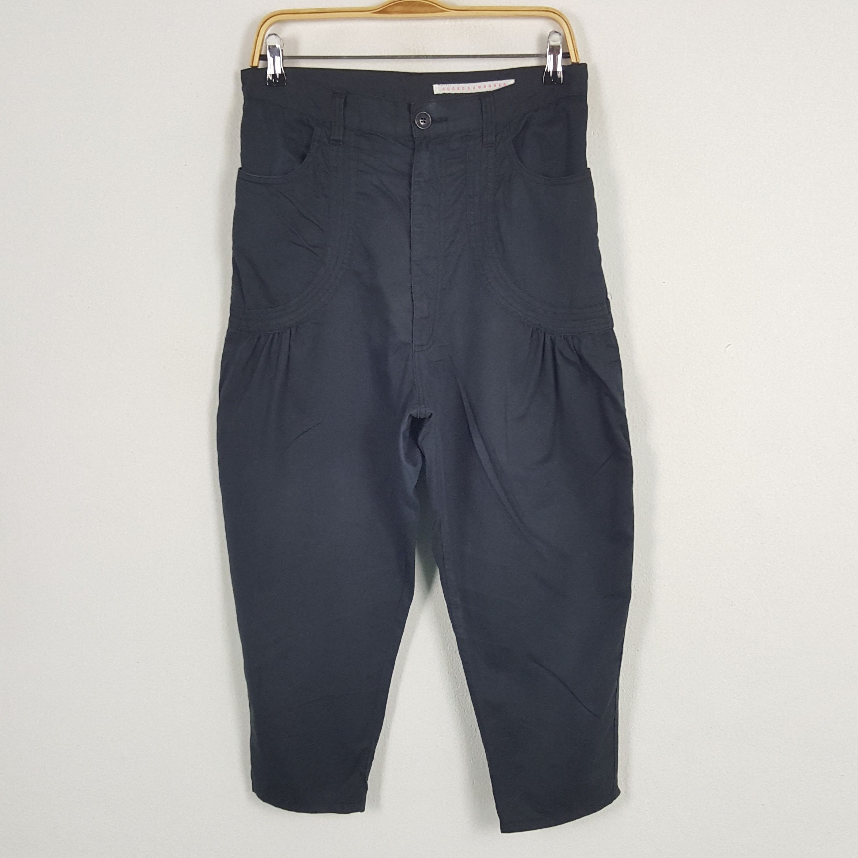 Issey Miyake × Japanese Brand × Vintage Vintage Sunaokuwahara by Issey Miyake Buggy Pants Size US 29 - 1 Thumbnail