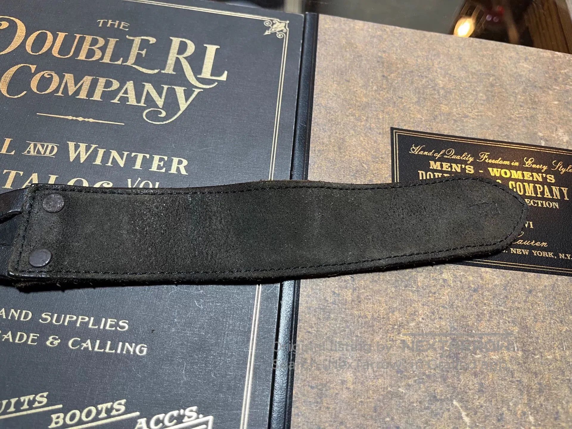 RRL Ralph Lauren rrl woven leather belt by ralph lauren. Size ONE SIZE - 7 Thumbnail