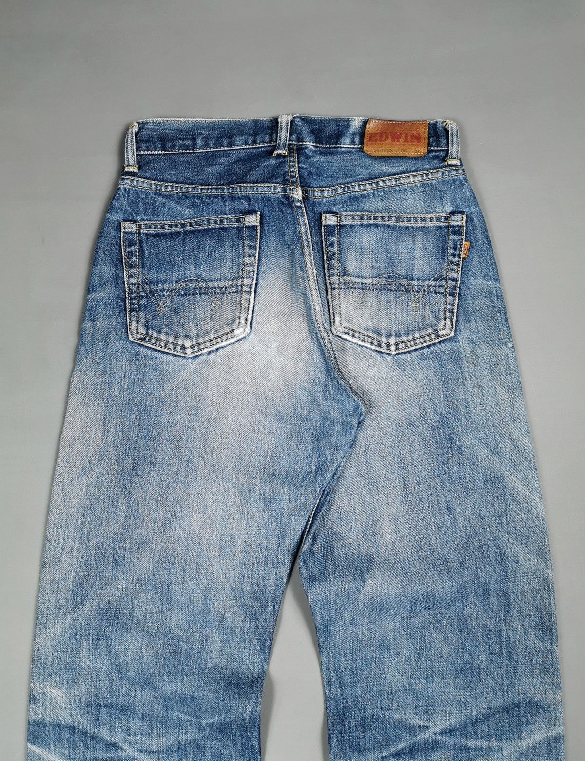 Edwin Thrashed Vintage Edwin Selvedge J505ZX Distressed Jeans Size US 27 - 8 Thumbnail