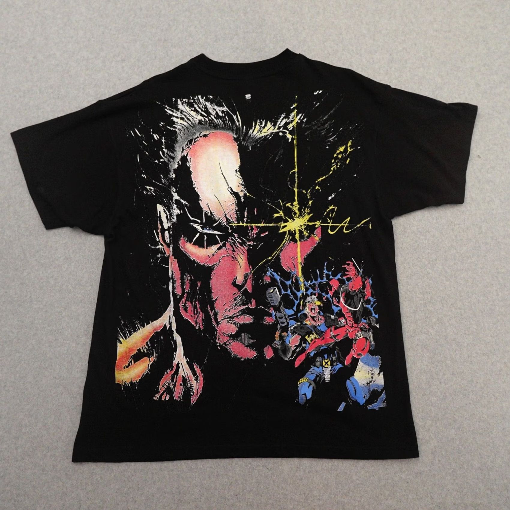 Doublet Super Fantasy T-Shirt Mens XL Black Deadpool Jungle Double Sided Print COMIS 23x30 Vintage? Size US XL / EU 56 / 4 - 2 Thumbnail