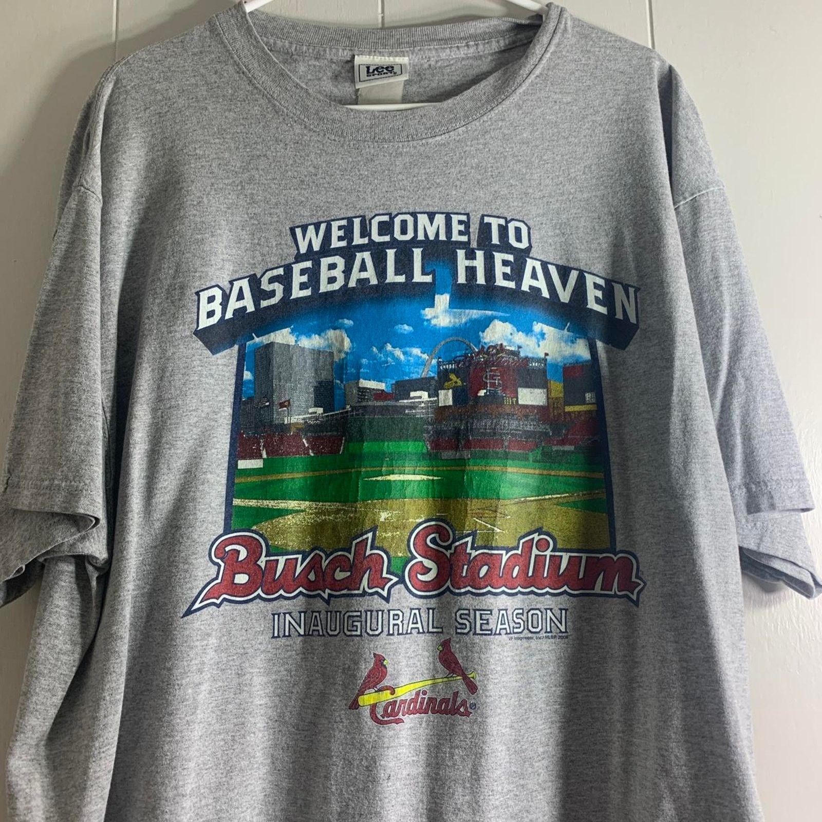 Lee vintage 2006 MLB ST LOUIS CARDINALS BUSCH STADIUM tee shirt Size US XL / EU 56 / 4 - 3 Thumbnail