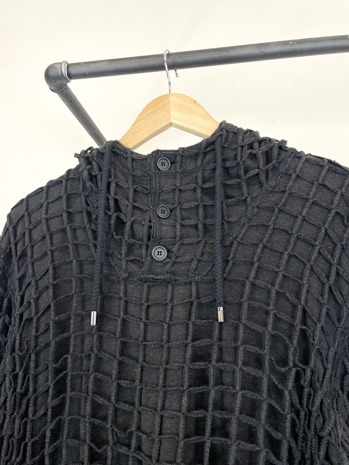 Dolce & Gabbana AW2012 Dolce & Gabbana laser cut net double layer hoodie Size US L / EU 52-54 / 3 - 7 Thumbnail