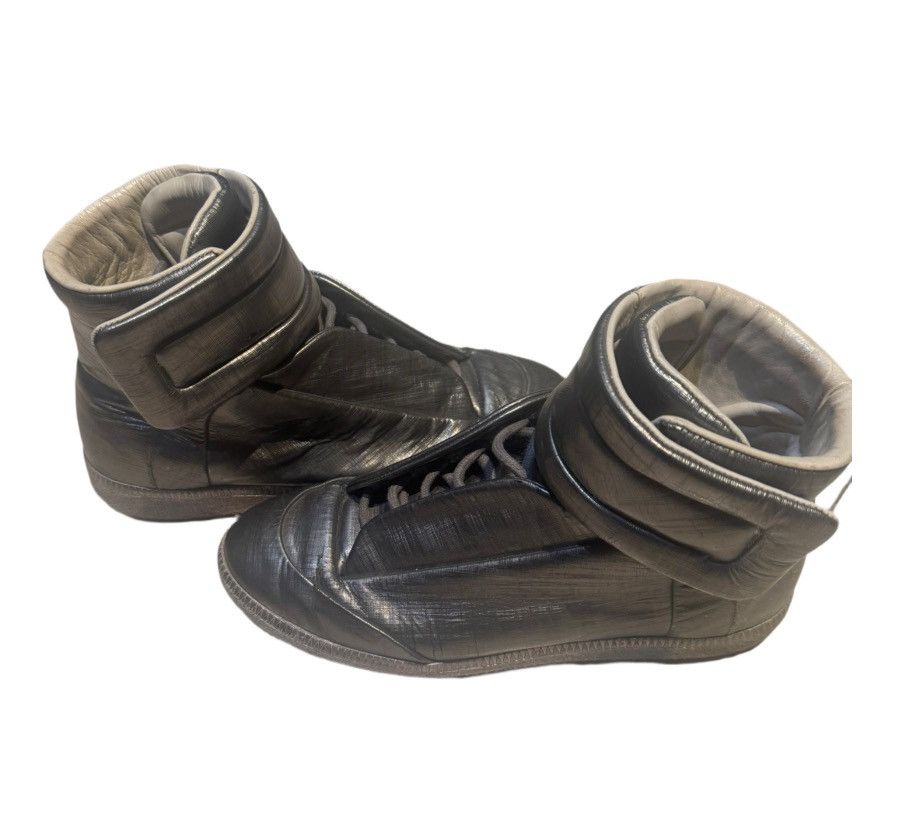Maison Margiela MAISON MARGIELA SS2016 METTALIC HIGH TOP FUTURES Size US 8.5 / EU 41-42 - 3 Thumbnail