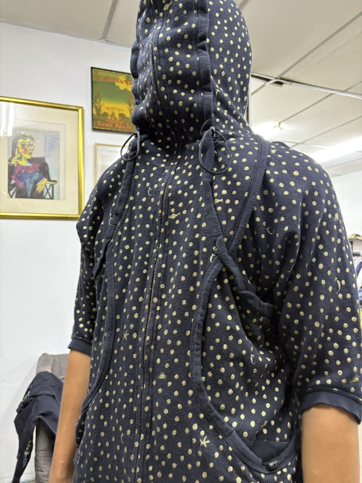 Issey Miyake Last Drop Tsumori Chisato hoodie jacket full zip polka dot Size US M / EU 48-50 / 2 - 16 Thumbnail