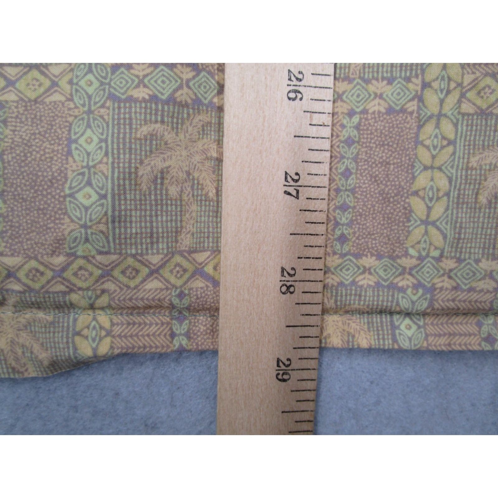 Tori Richard Tori Richard Shirt Men XL Beige Floral Short Sleeve Button-Up Hawaiian Cotton Lawn Palm USA - Vintage? No Size US XL / EU 56 / 4 - 7 Thumbnail