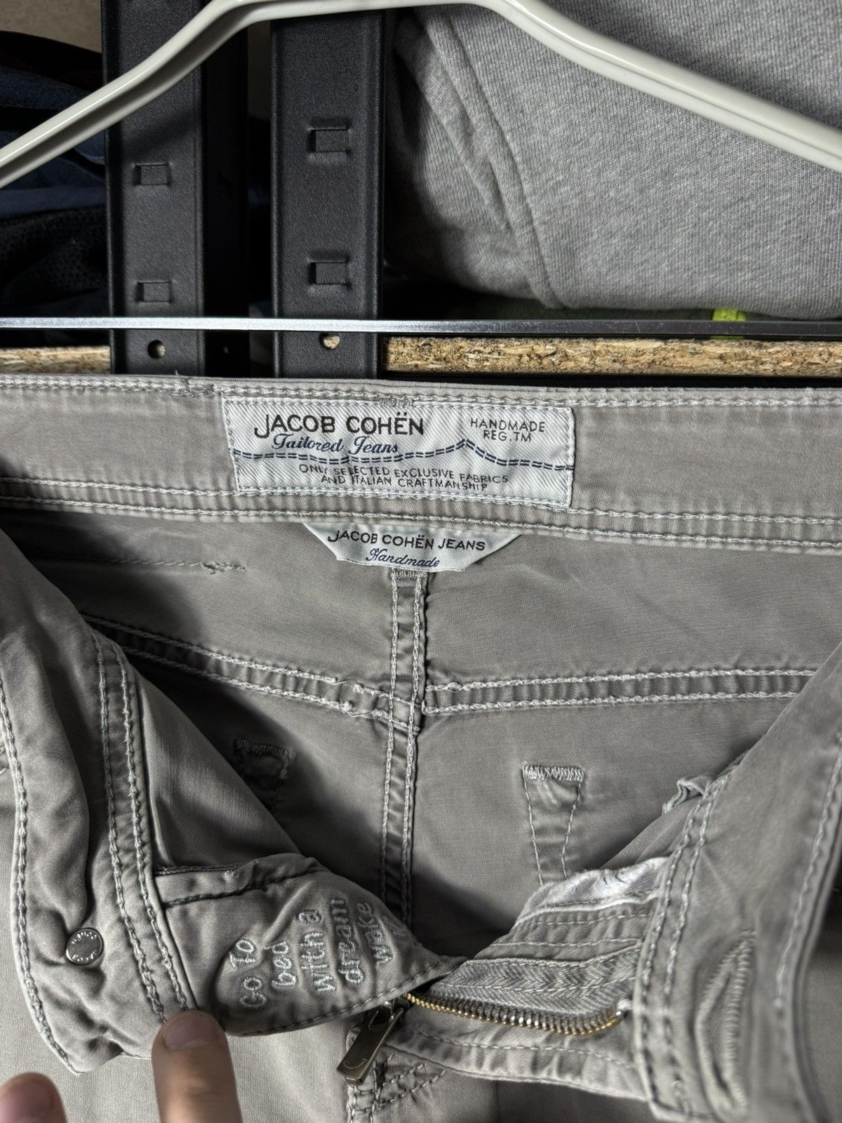 Jacob Cohen Jacob Cohen Jeans Grey Slim Fit Designer Denim Stretch Pants Size US 31 - 13 Thumbnail