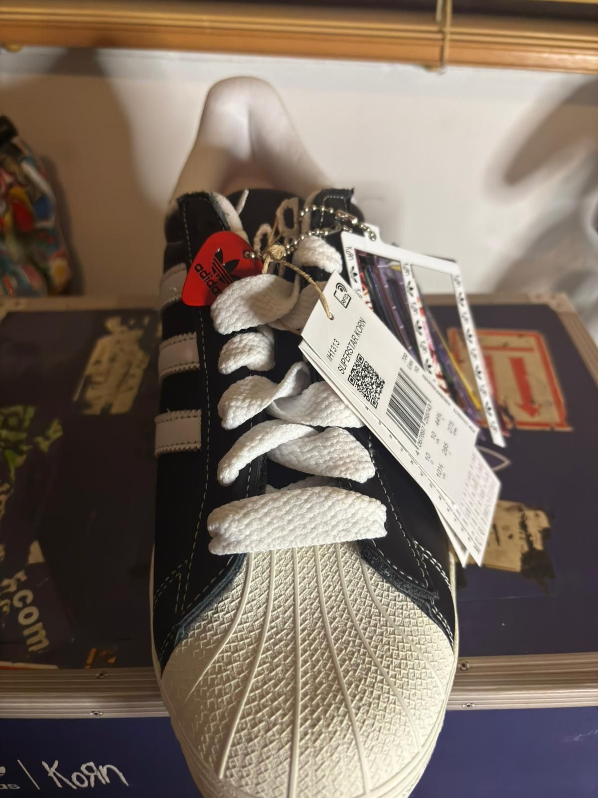 Adidas Adidas Superstar Korn 30th Anniversary edition in Core Black Size US 10 / EU 43 - 2 Thumbnail
