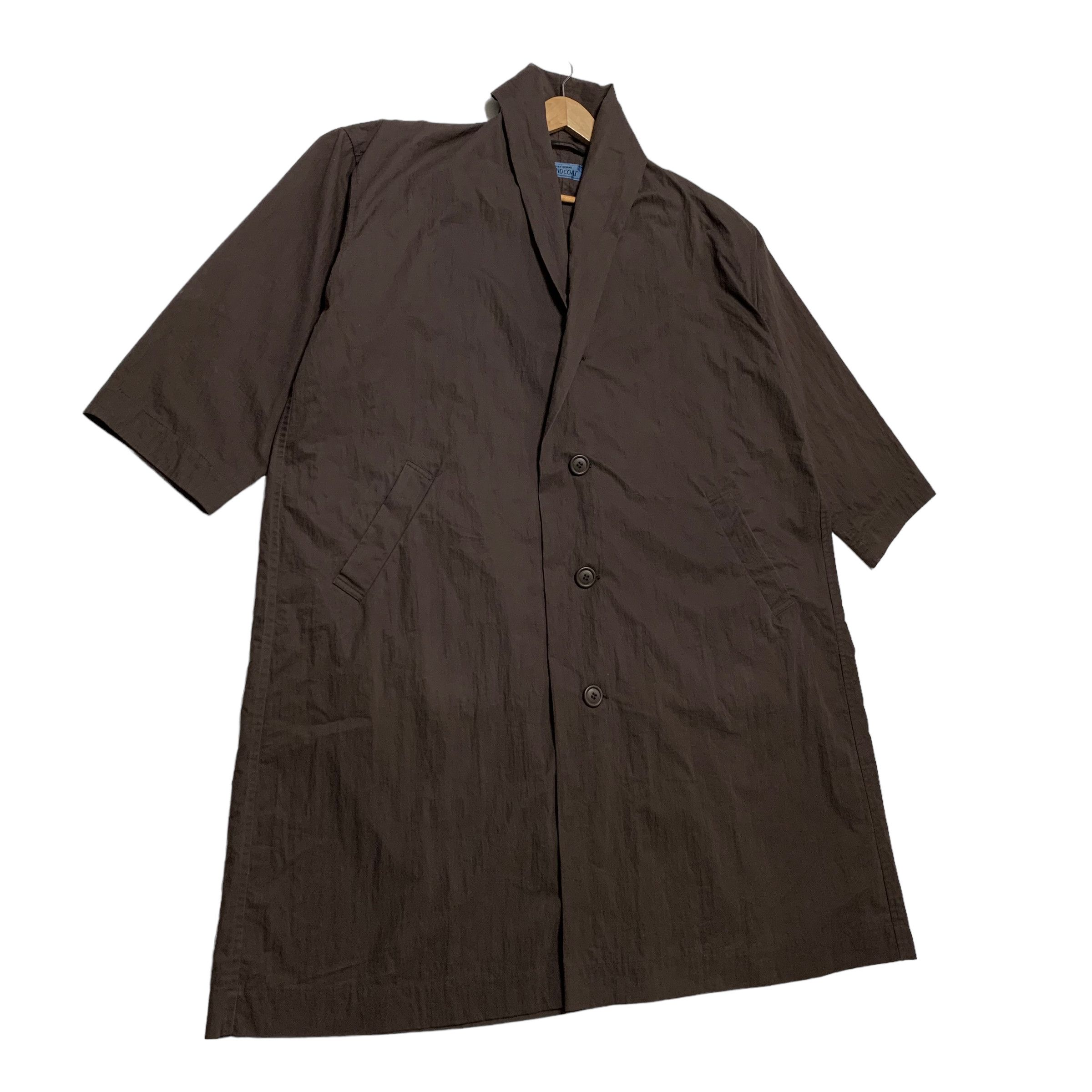 Issey Miyake Vintage 80s Issey Miyake Windcoat Overcoat Size US M / EU 48-50 / 2 - 5 Thumbnail