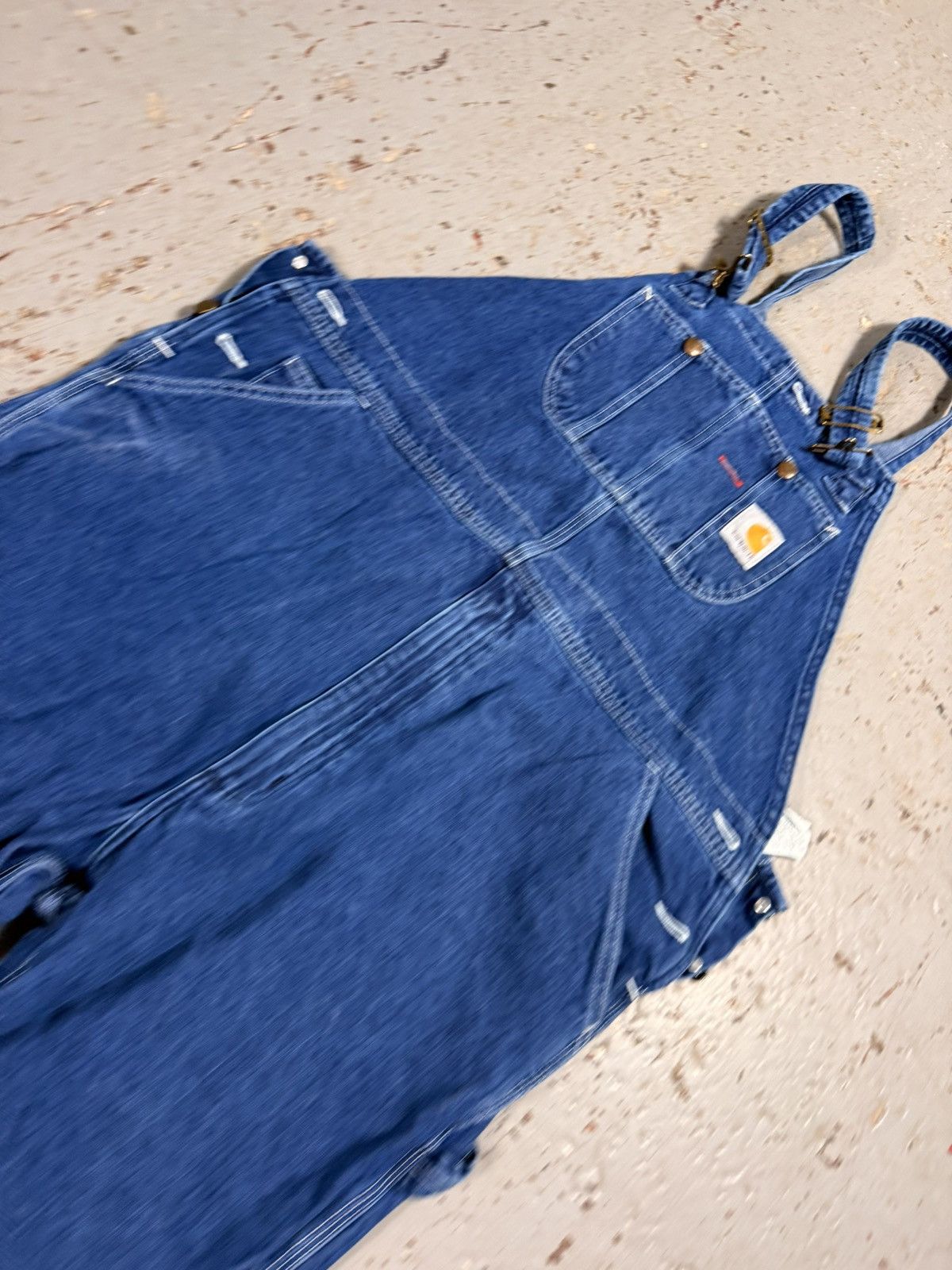Carhartt Vintage Distressed Denim Carhartt Overalls Size US 42 / EU 58 - 3 Thumbnail